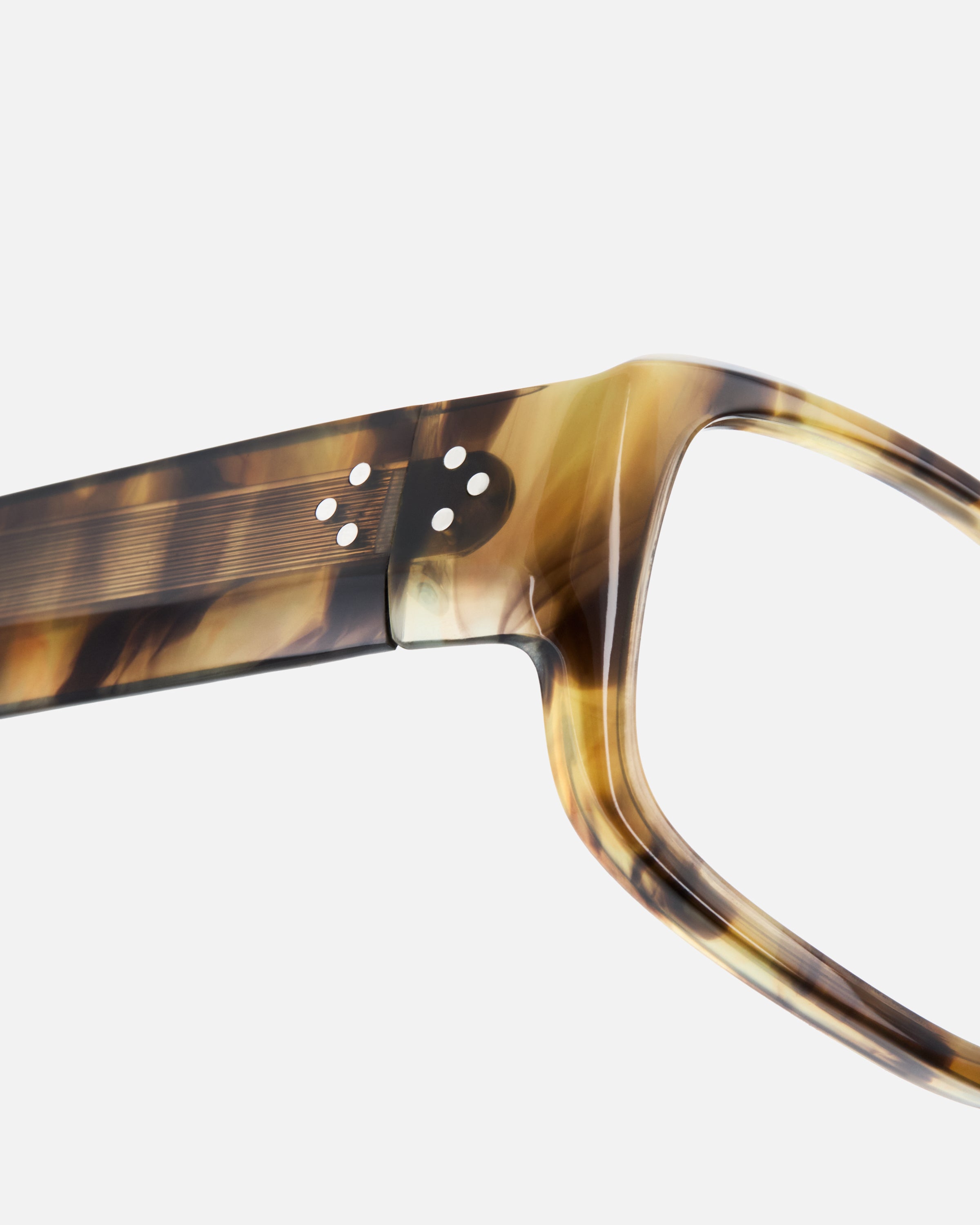 The Telli Rectangular Men's Eyeglasses in Light Tortoise
