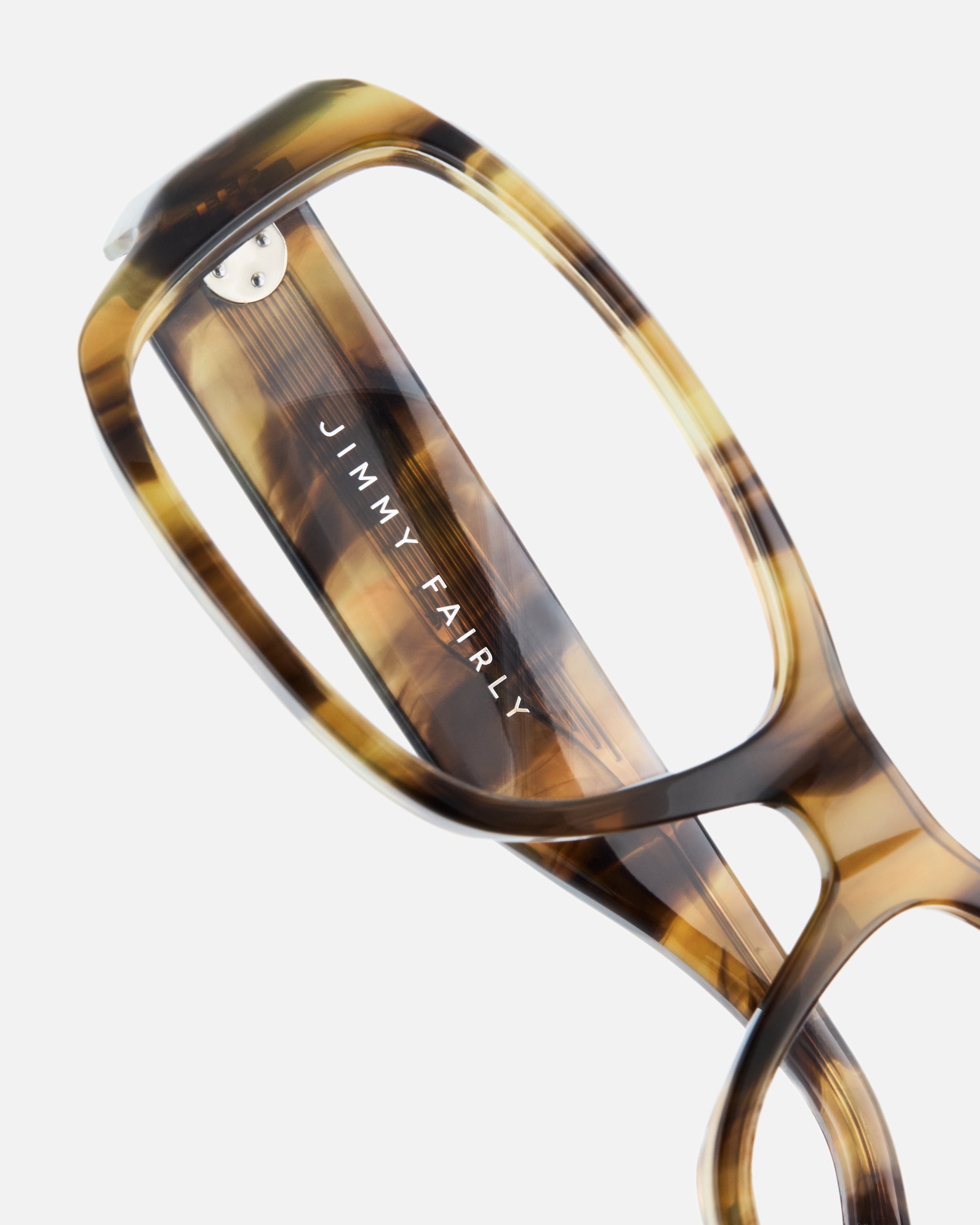 The Telli Rectangular Men's Eyeglasses in Light Tortoise