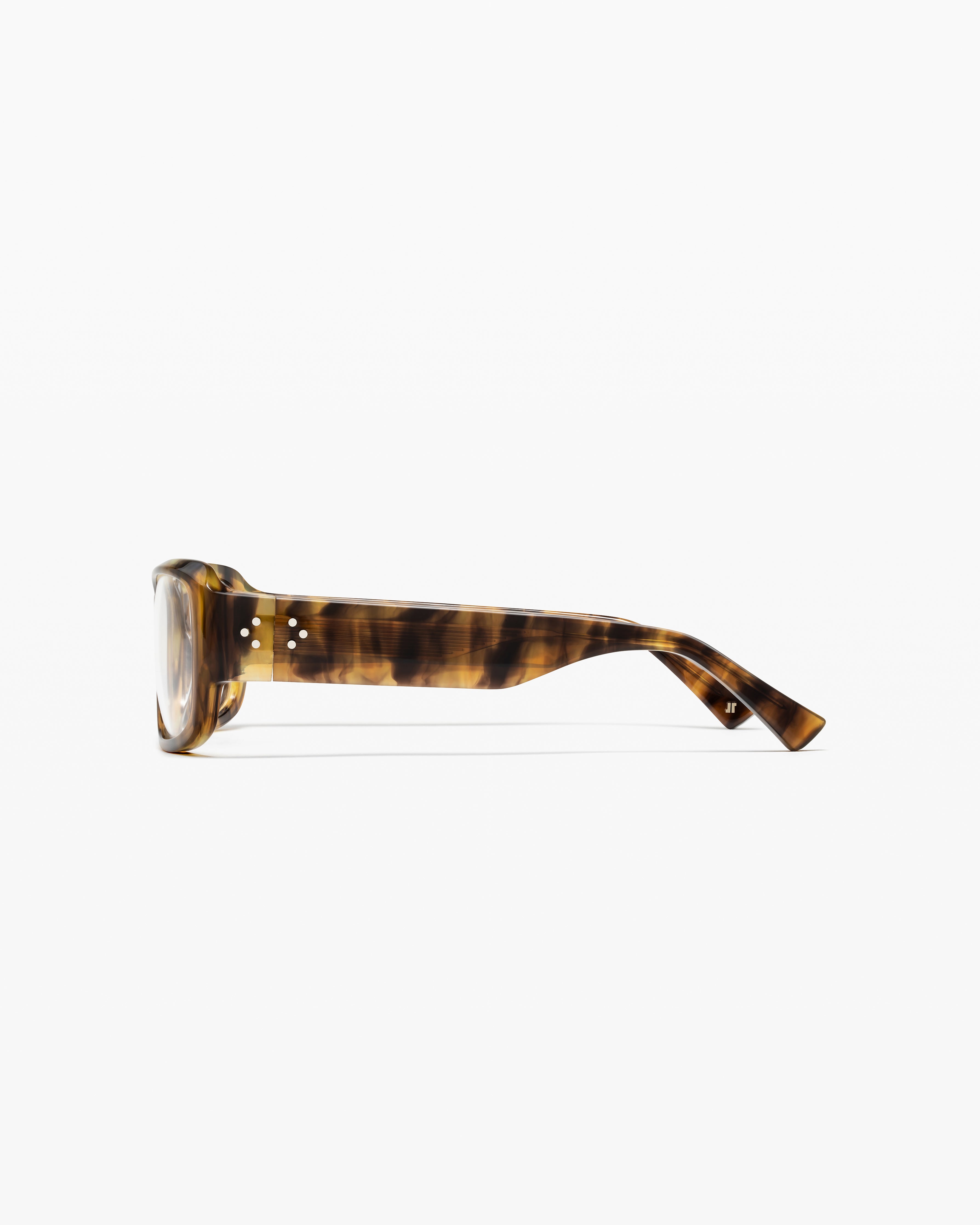 The Telli Rectangular Men's Eyeglasses in Light Tortoise