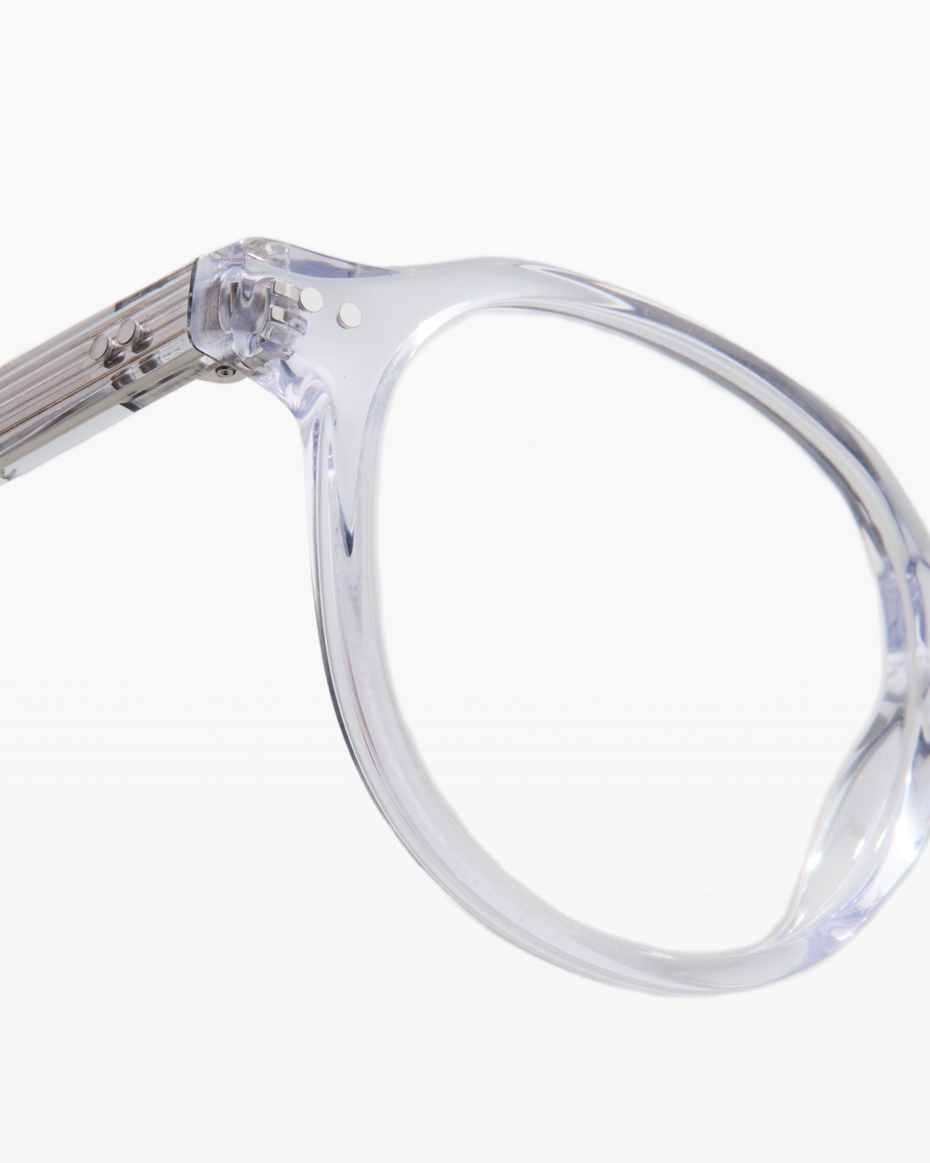 Il Evans Tondi Occhiali da Vista da Uomo in Trasparente Jimmy