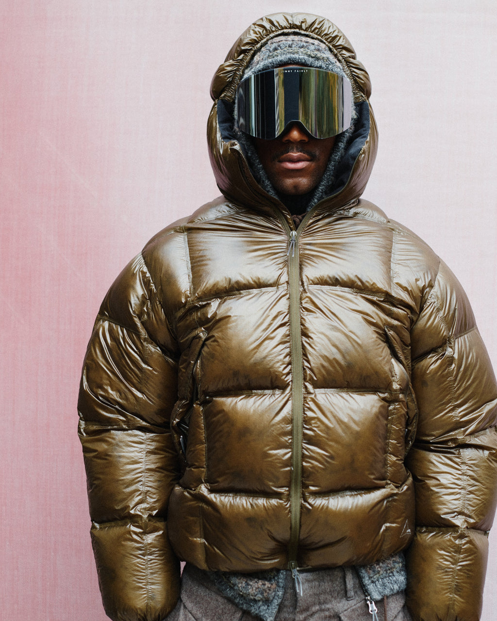 Die Skibrille 03   in Weiß