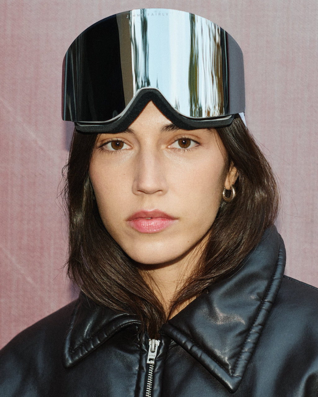 Die Skibrille 03   in Weiß