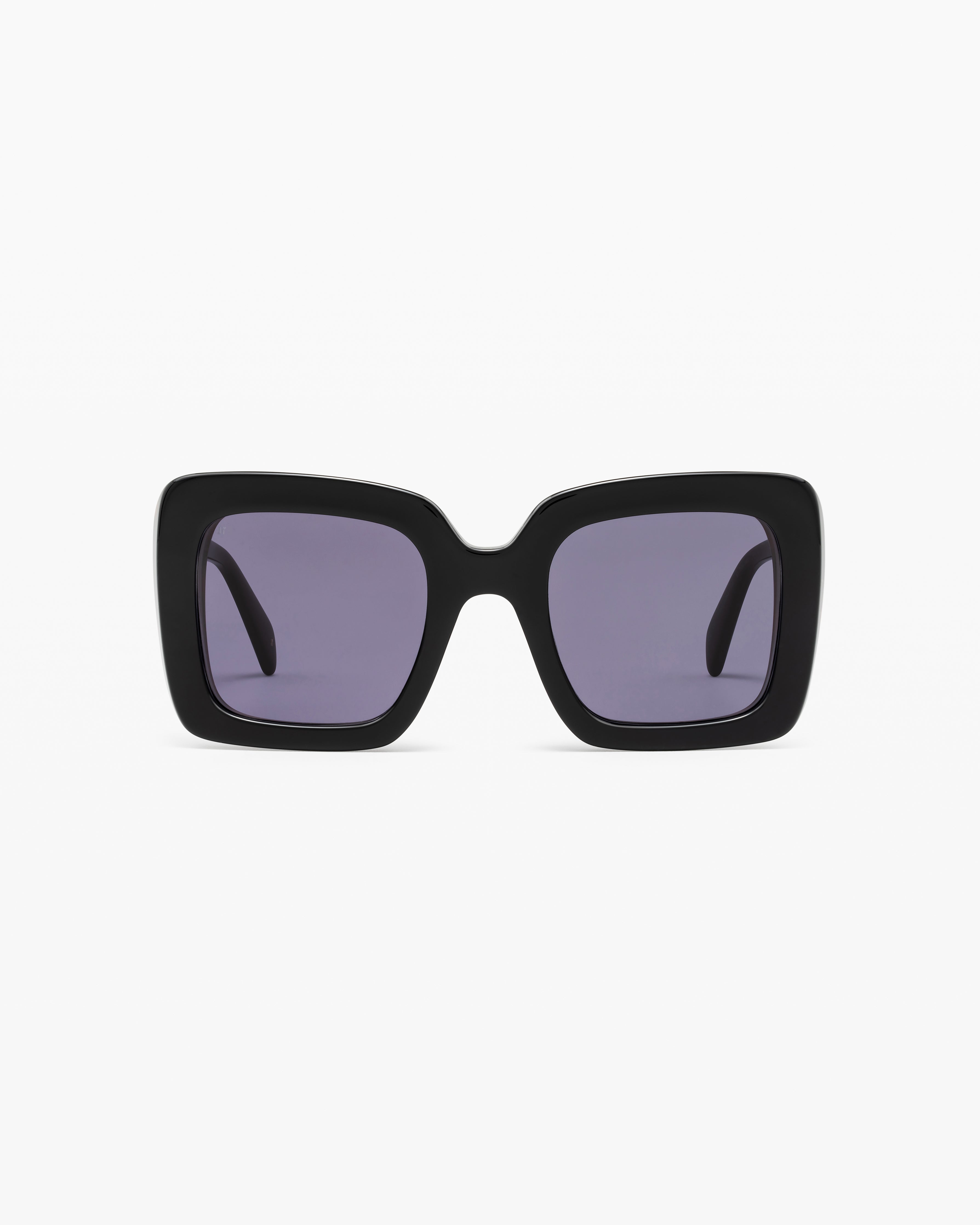 La Bruma Cuadrado Gafas de Sol para Mujer in Negro