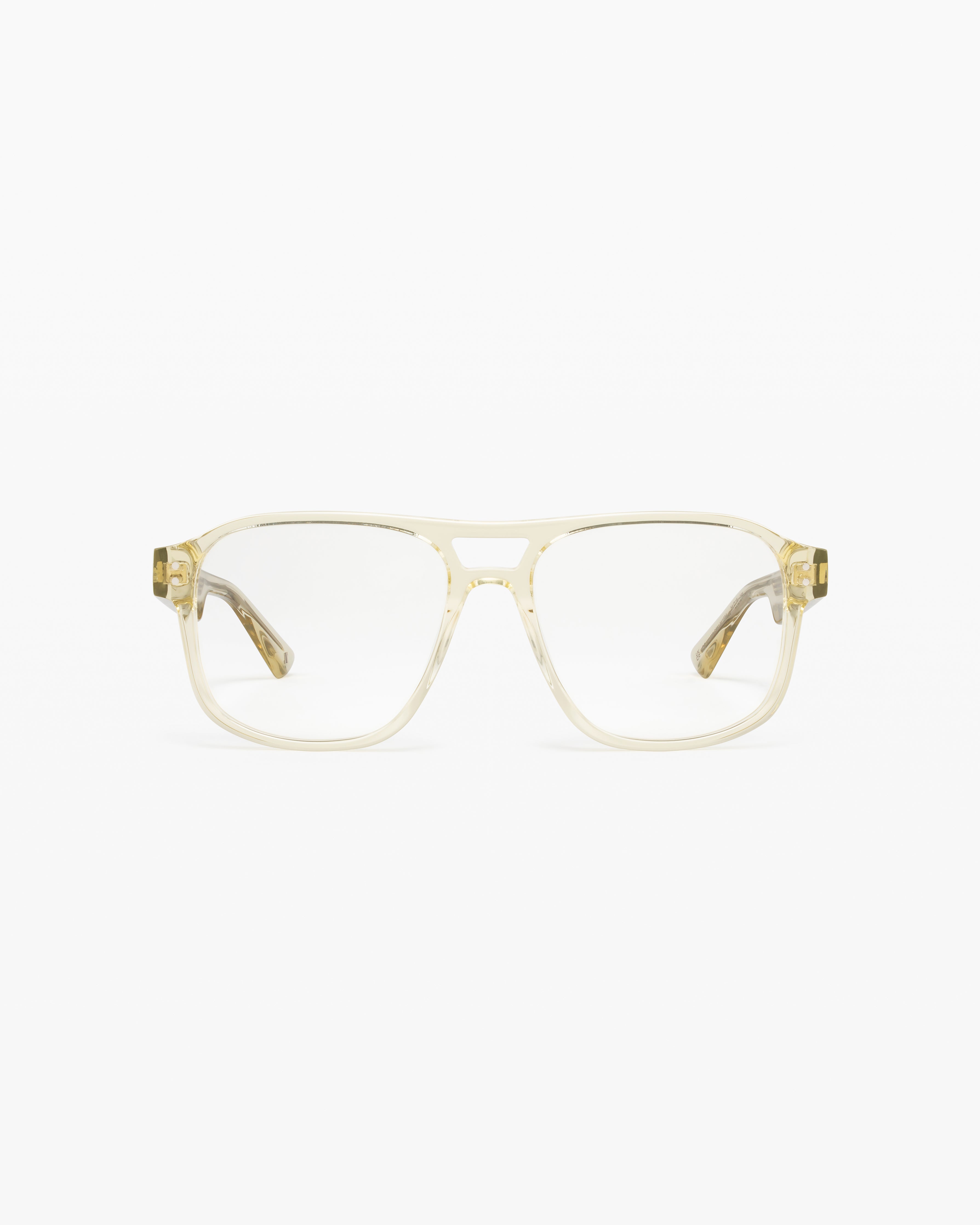 The Madison Aviator Women's Eyeglasses in Crystal yellow