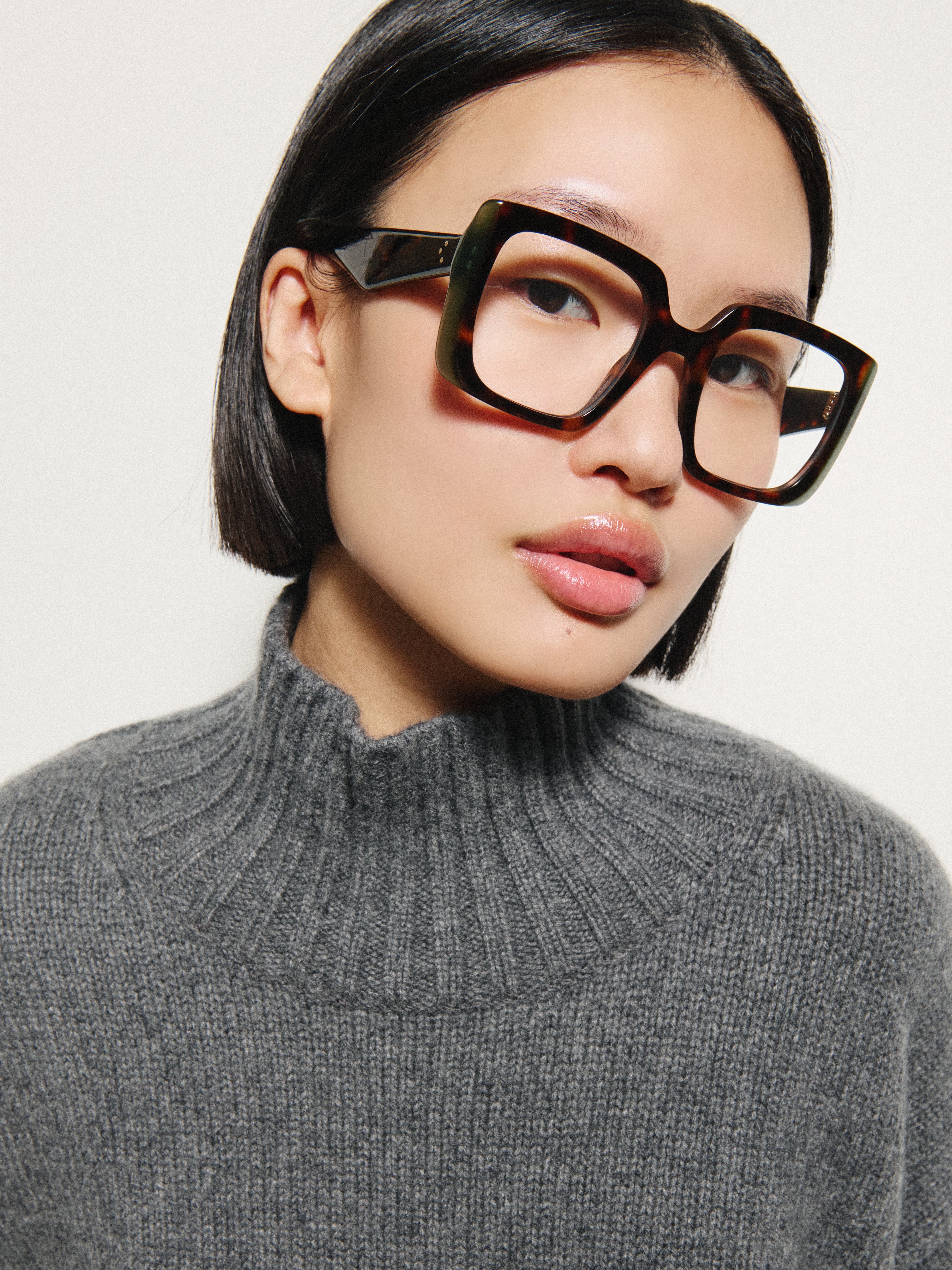 The Bococa Square Women's Eyeglasses in Dark Tortoise
