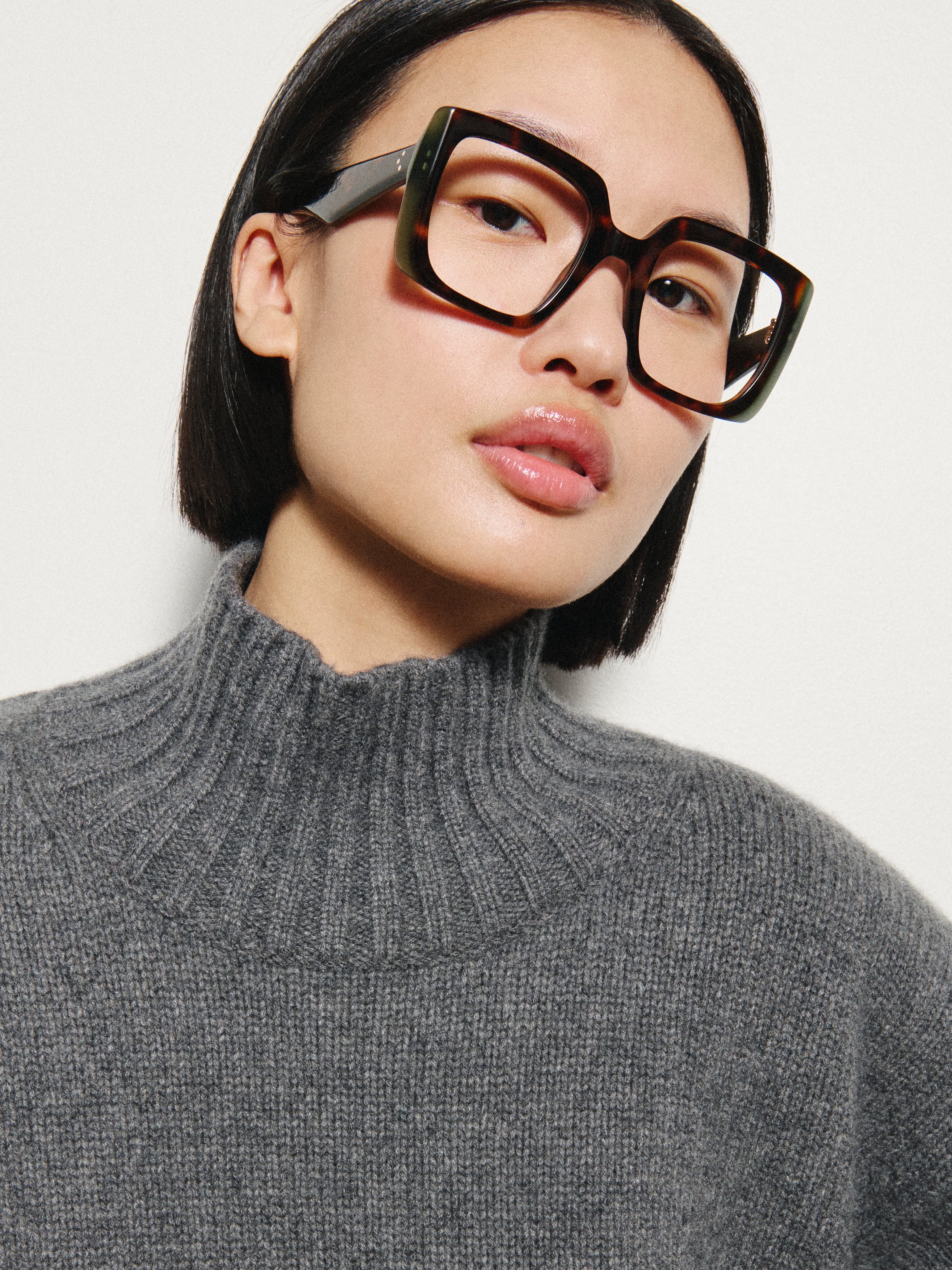 The Bococa Square Women's Eyeglasses in Dark Tortoise