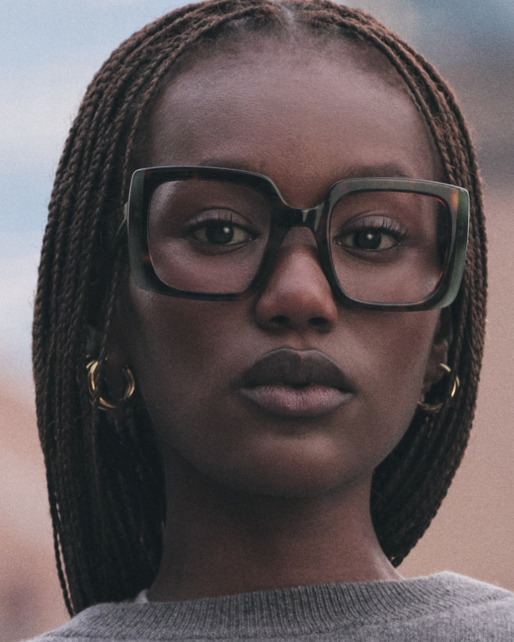 The Bococa Square Women's Eyeglasses in Dark Tortoise