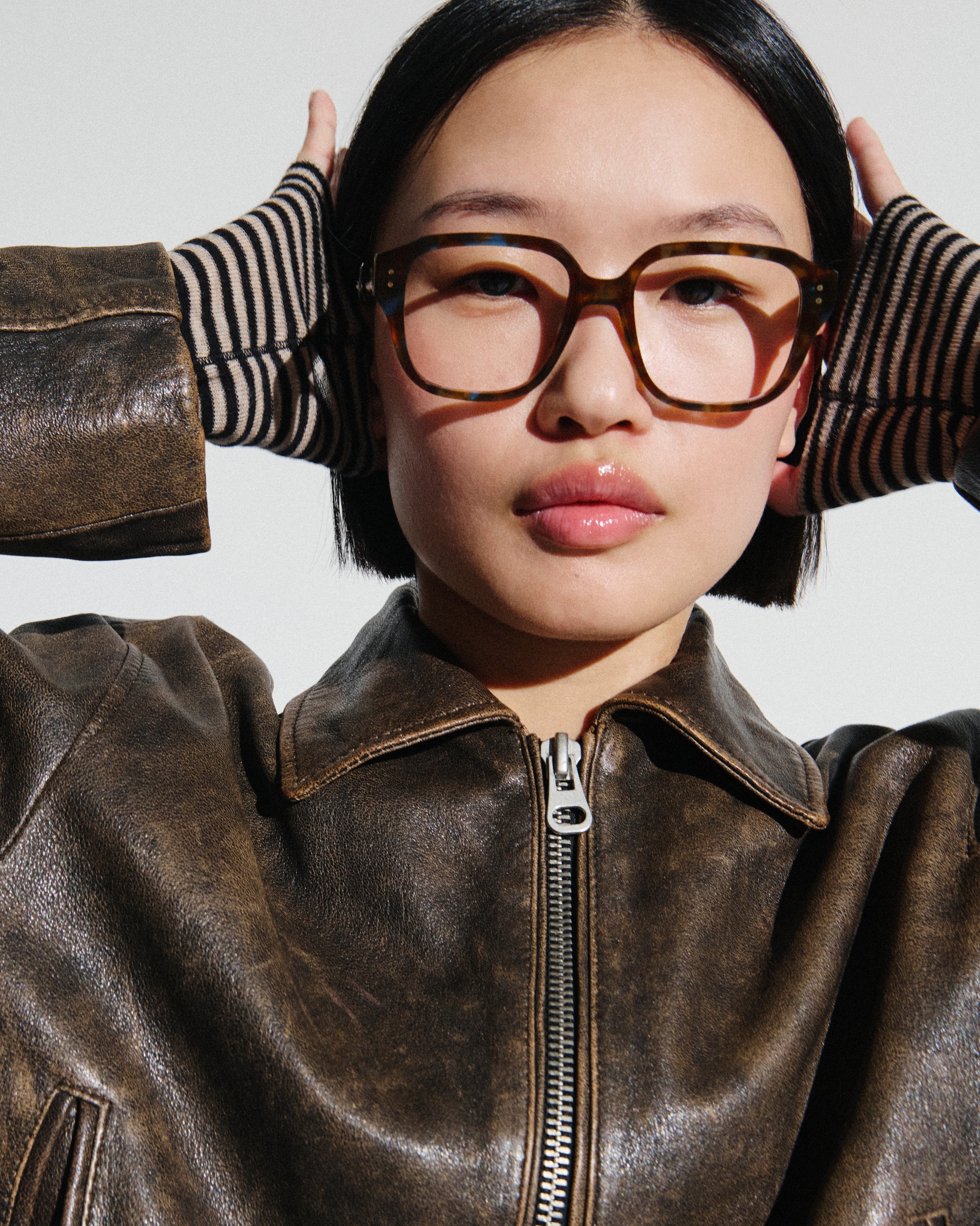The Nolita Square Women's Eyeglasses in Tortoise
