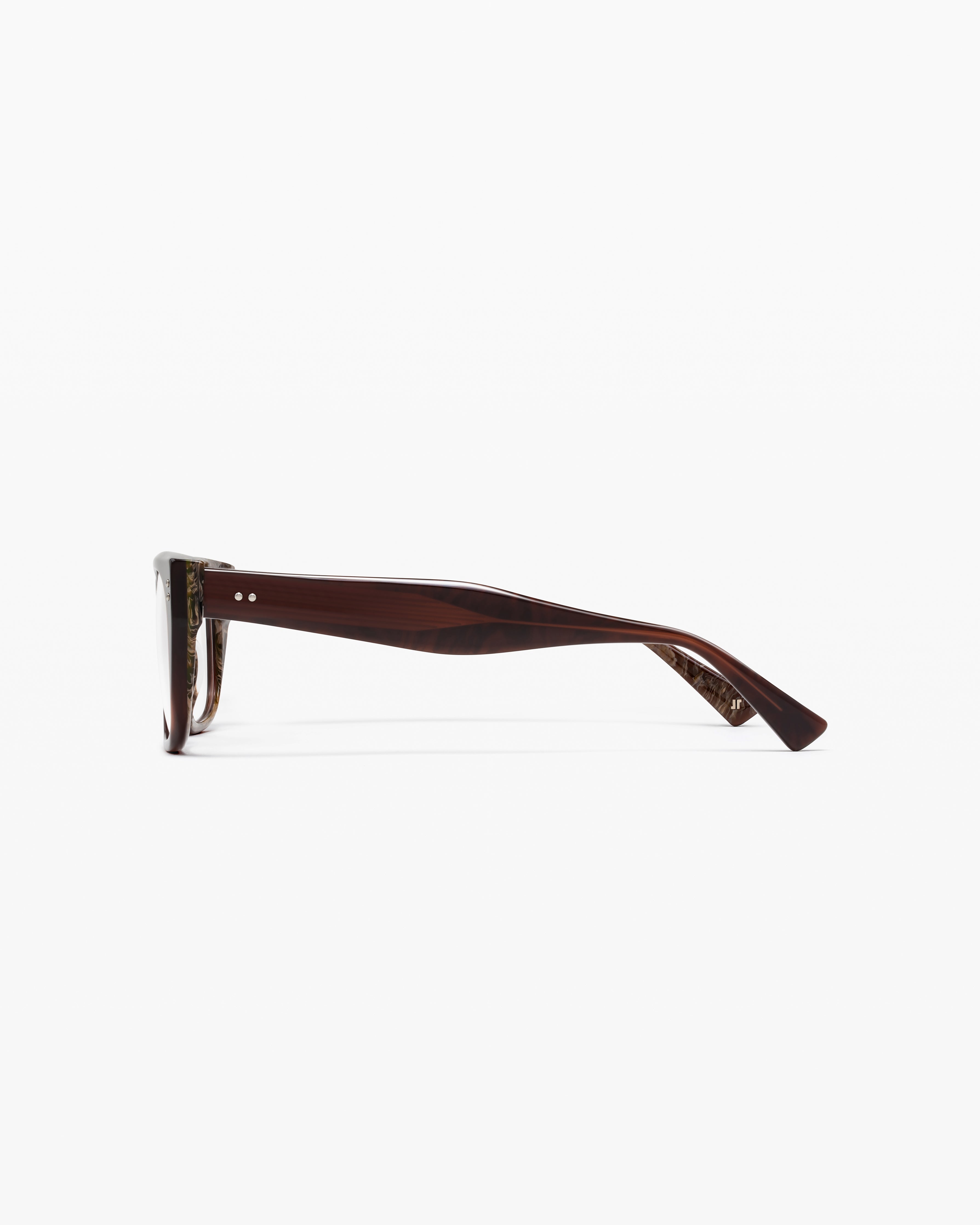 The Bow Rectangular Women's Eyeglasses in Brown