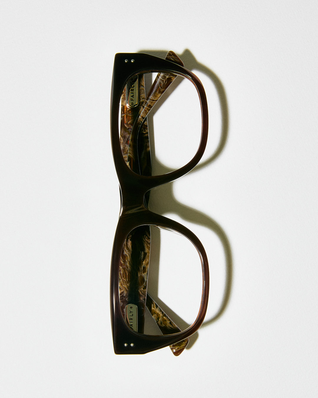 The Bow Rectangular Women's Eyeglasses in Brown