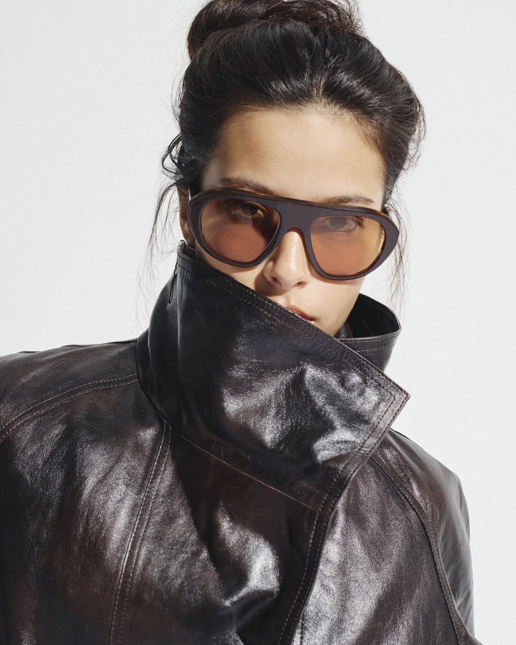 The Morris Aviator Damen-Sonnenbrillen in Braun