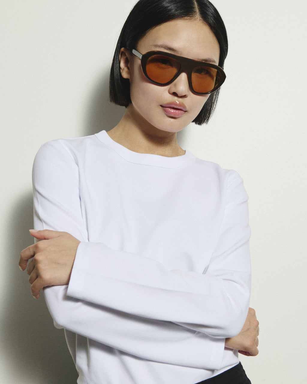 The Morris Aviator Women's Sunglasses in Brown