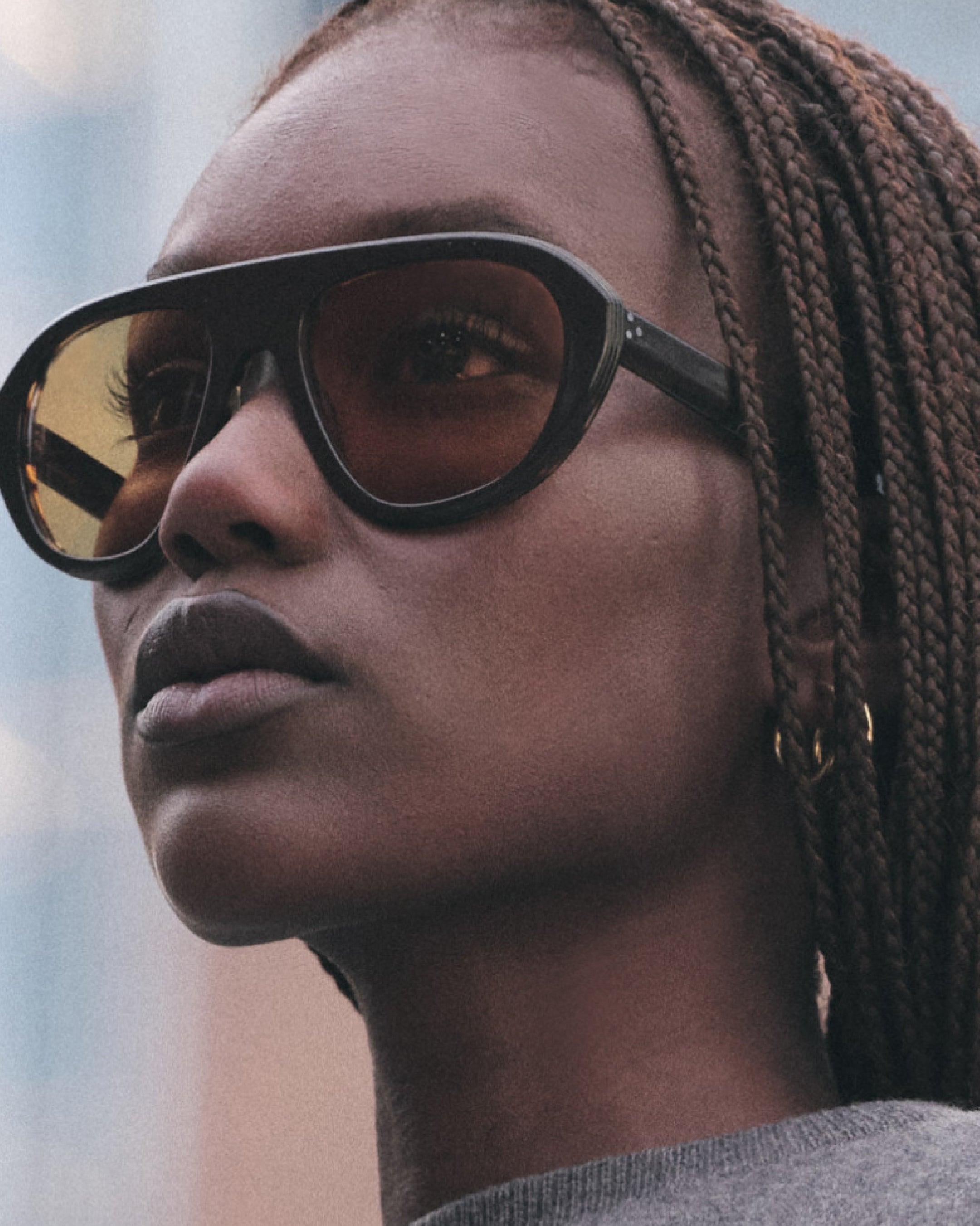 The Morris Aviator Women's Sunglasses in Brown