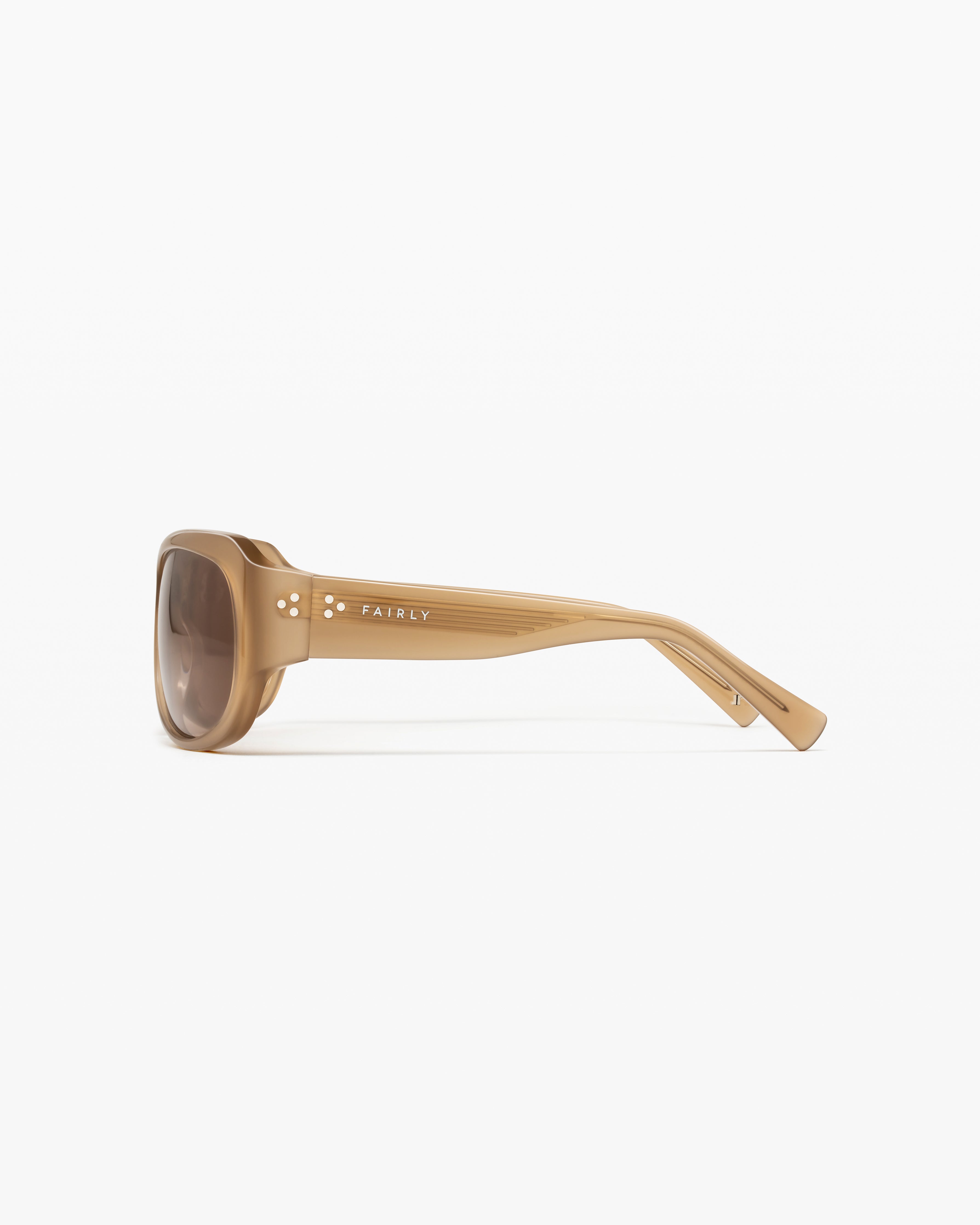 The Soho Rectangular Women's Sunglasses in Brown