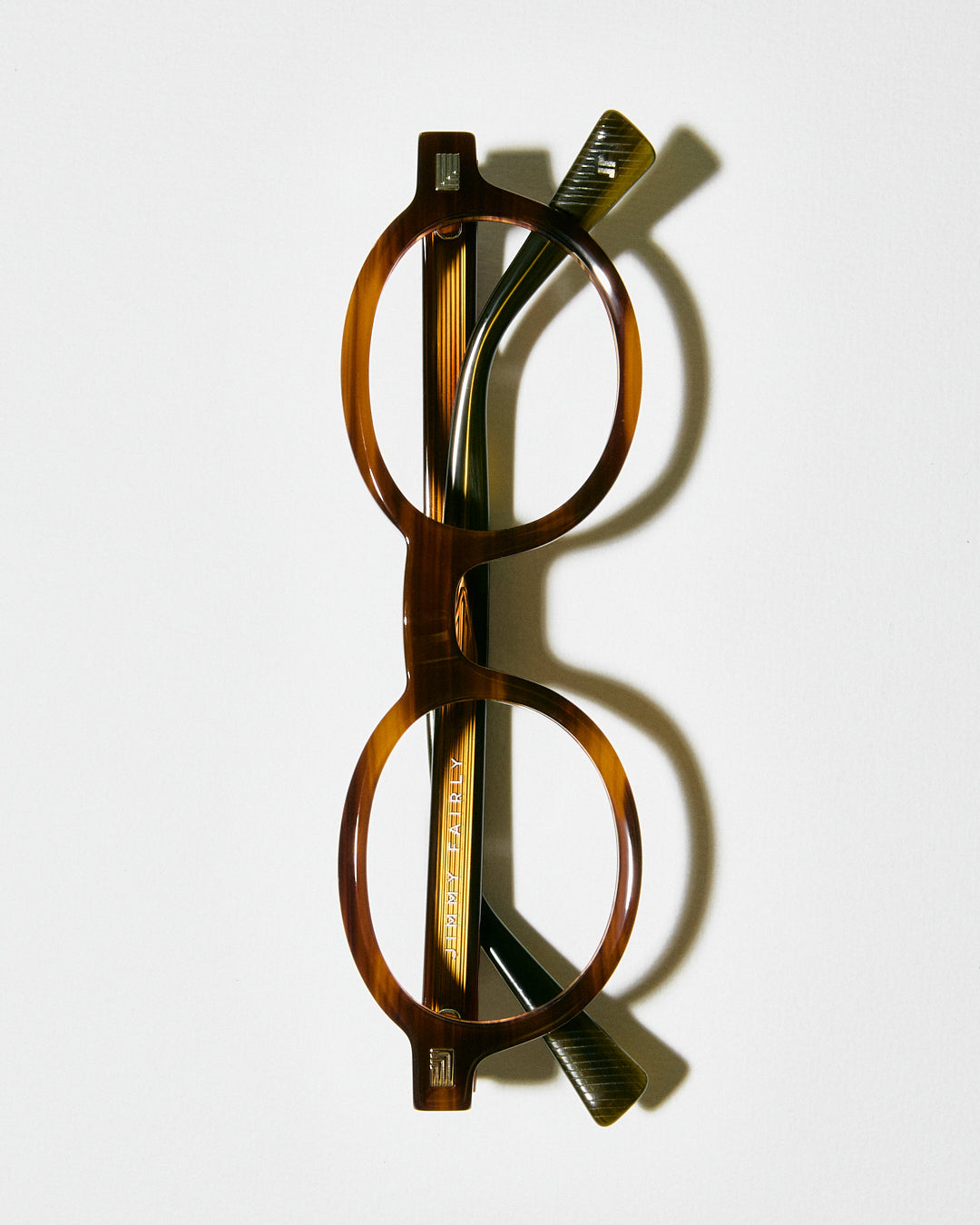 The Alvie Oval Men's Eyeglasses in Brown