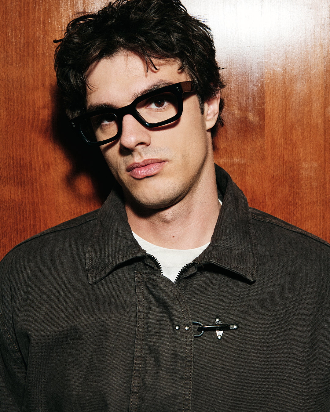 The Manhattan Rectangular Men's Eyeglasses in Black