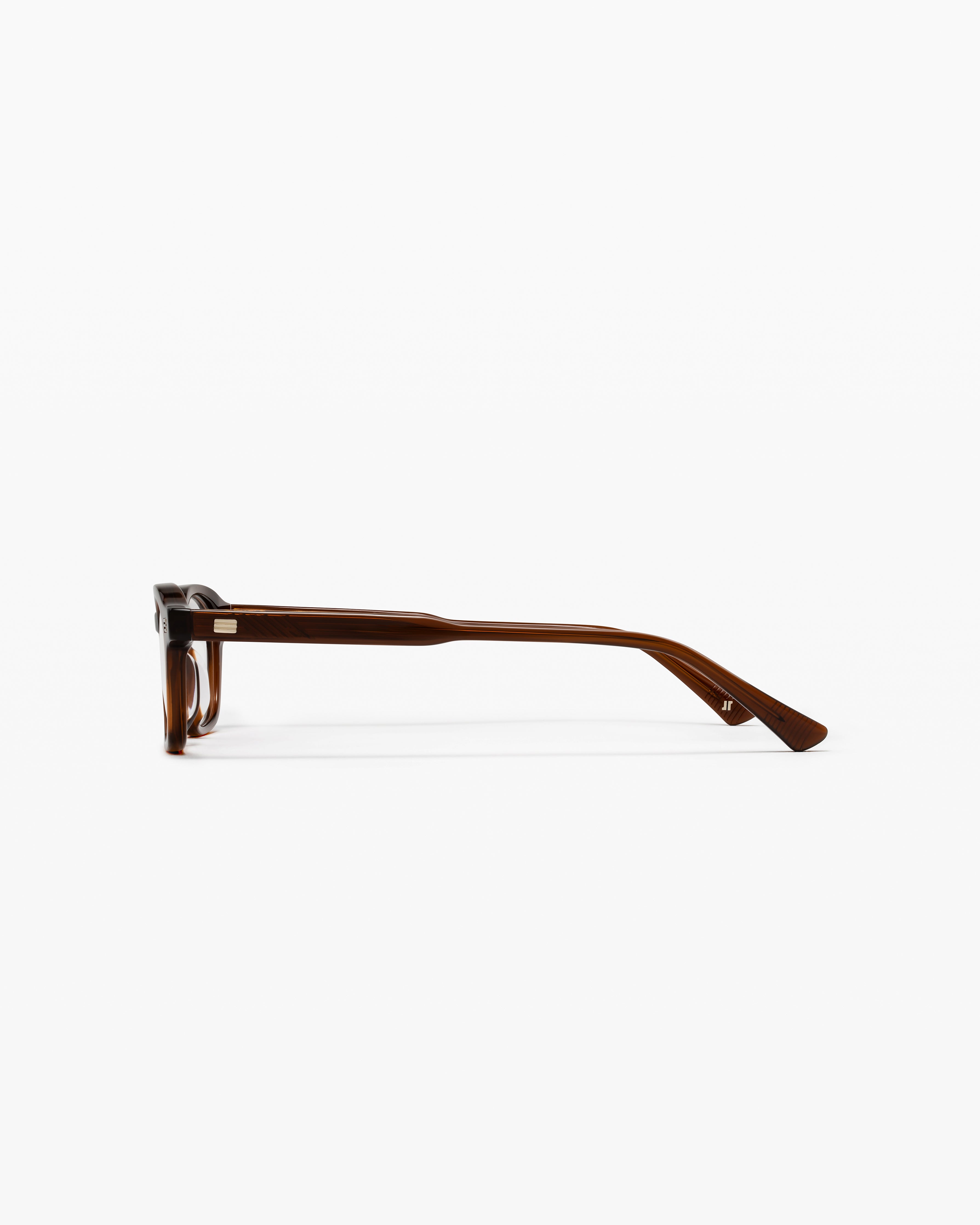 The Clinton Rectangular Men's Eyeglasses in Brown