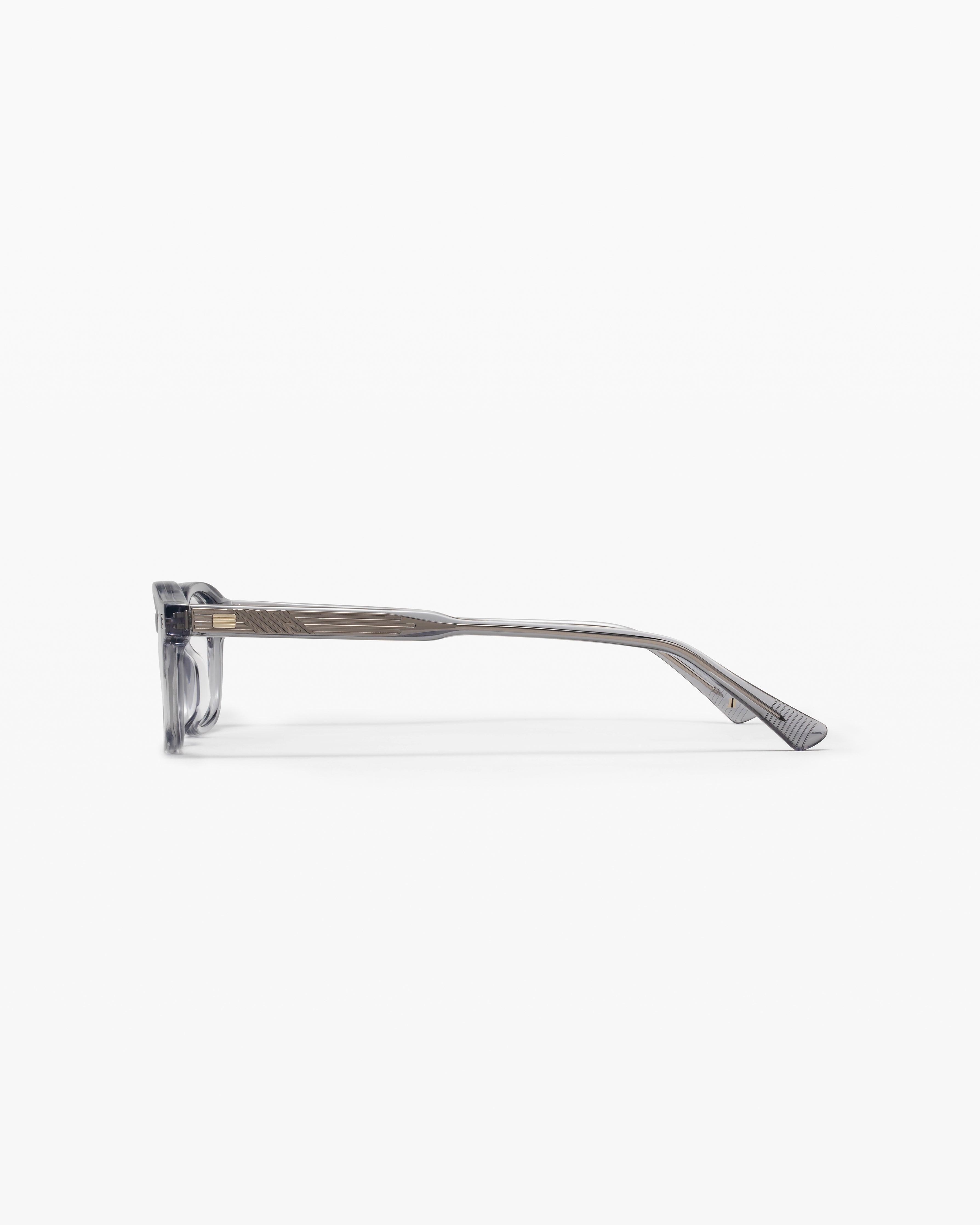The Clinton Rectangular Men's Eyeglasses in Gray