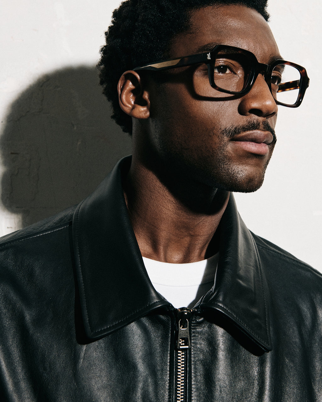 La Coney Carré Lunettes de Vue pour homme in Ecaille foncée