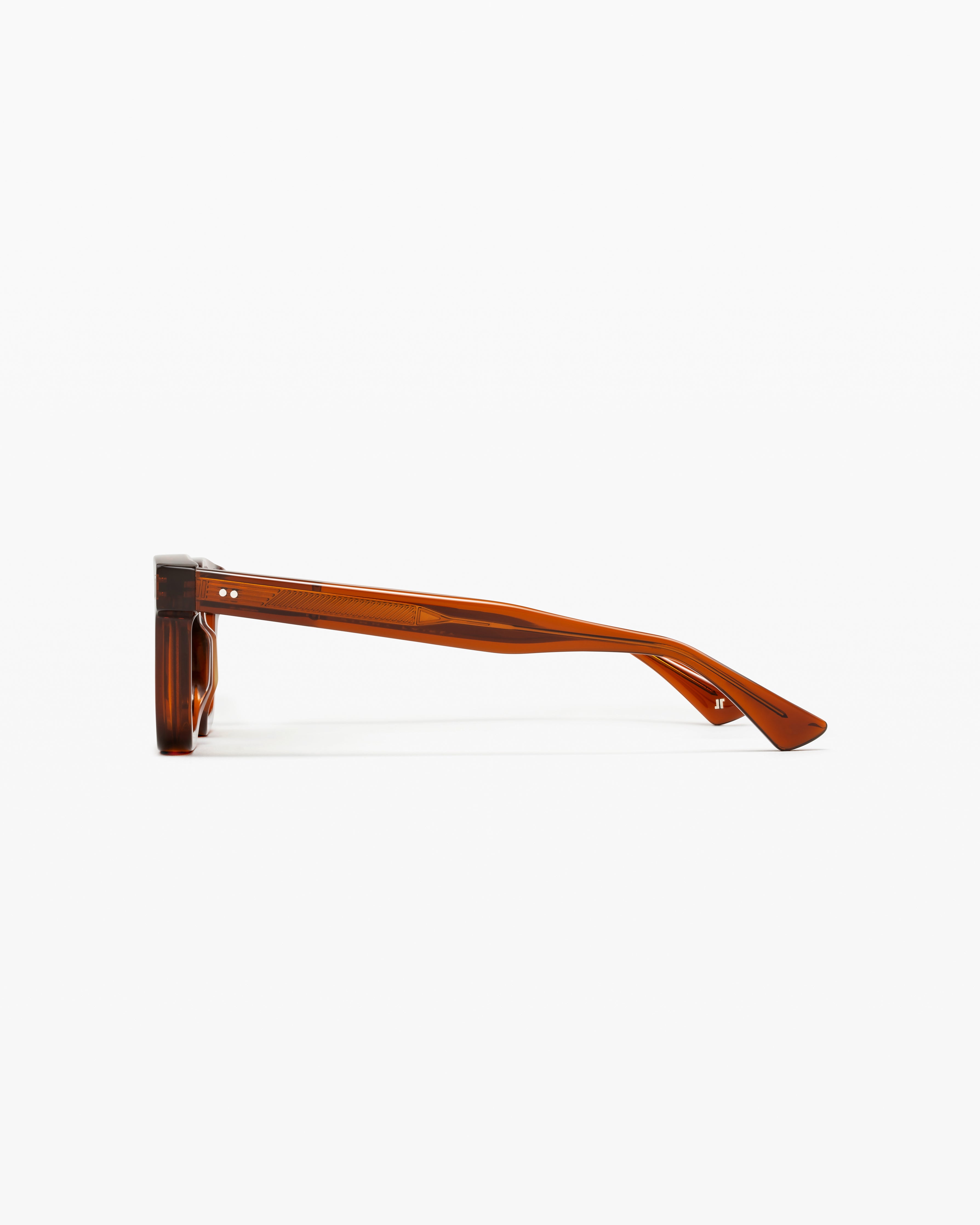 The Bushwick Rectangular Men's Sunglasses in Brown