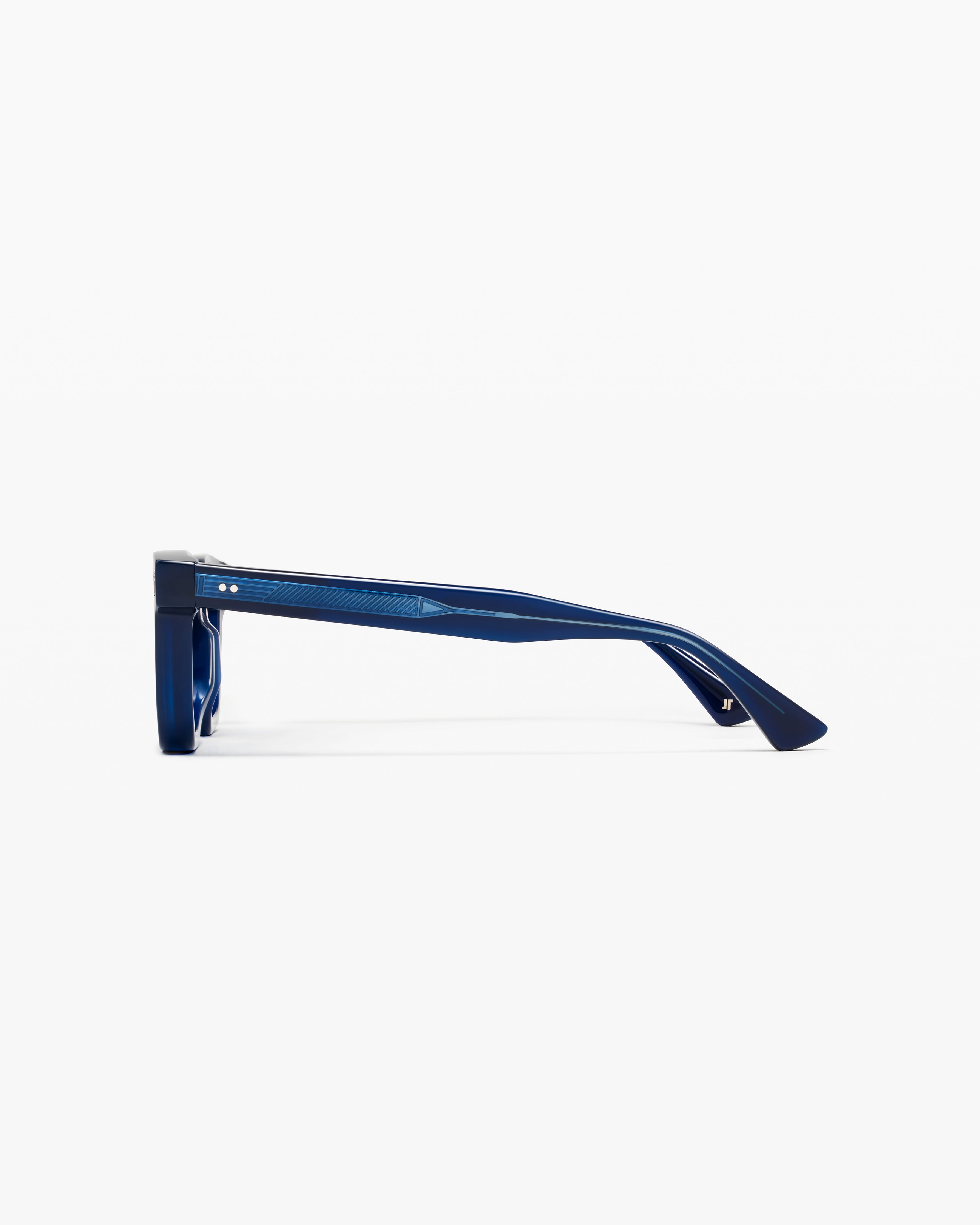 The Bushwick Rectangular Men's Sunglasses in Blue