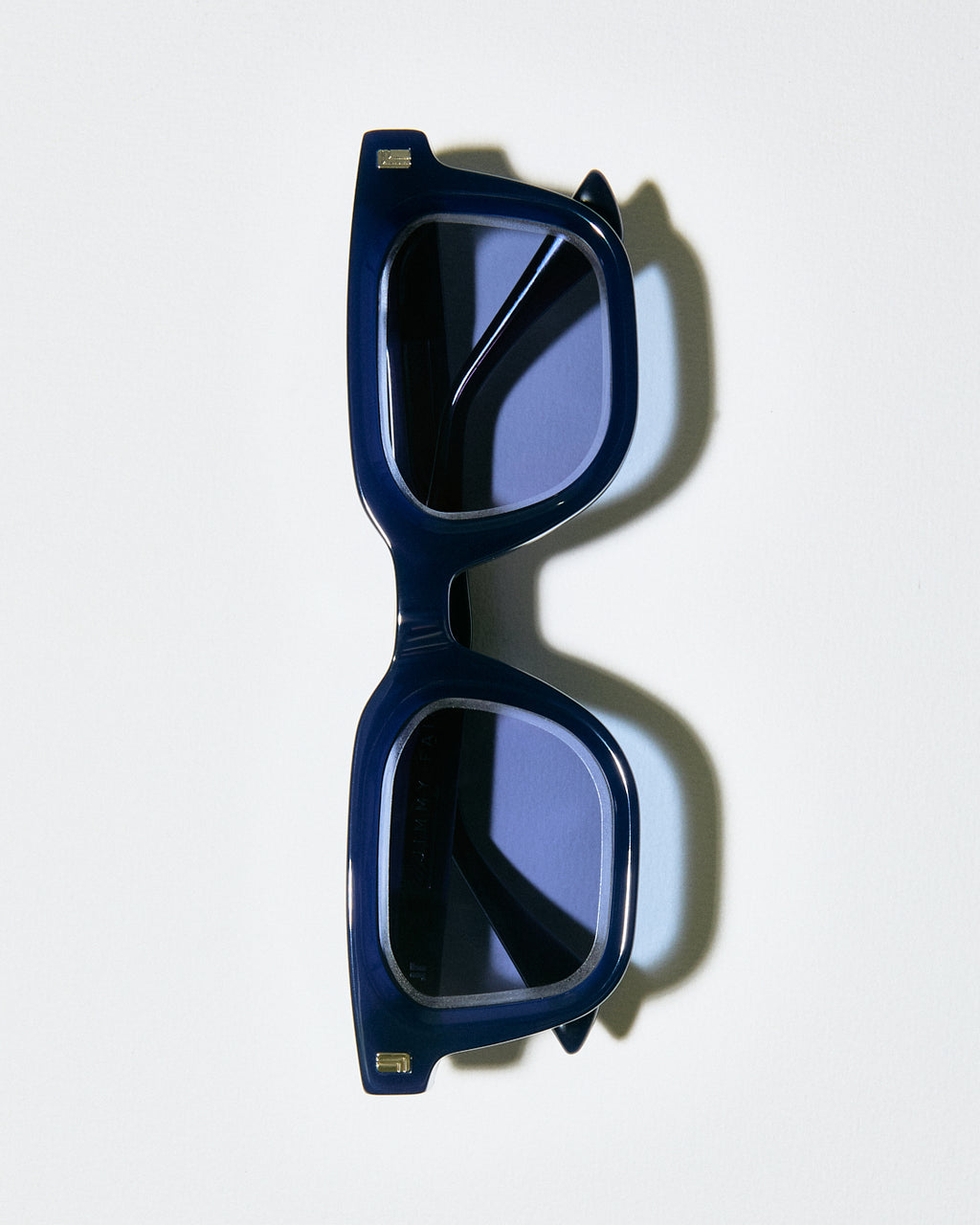 La Bushwick Rectangulaire Lunettes de Soleil pour homme in Bleu