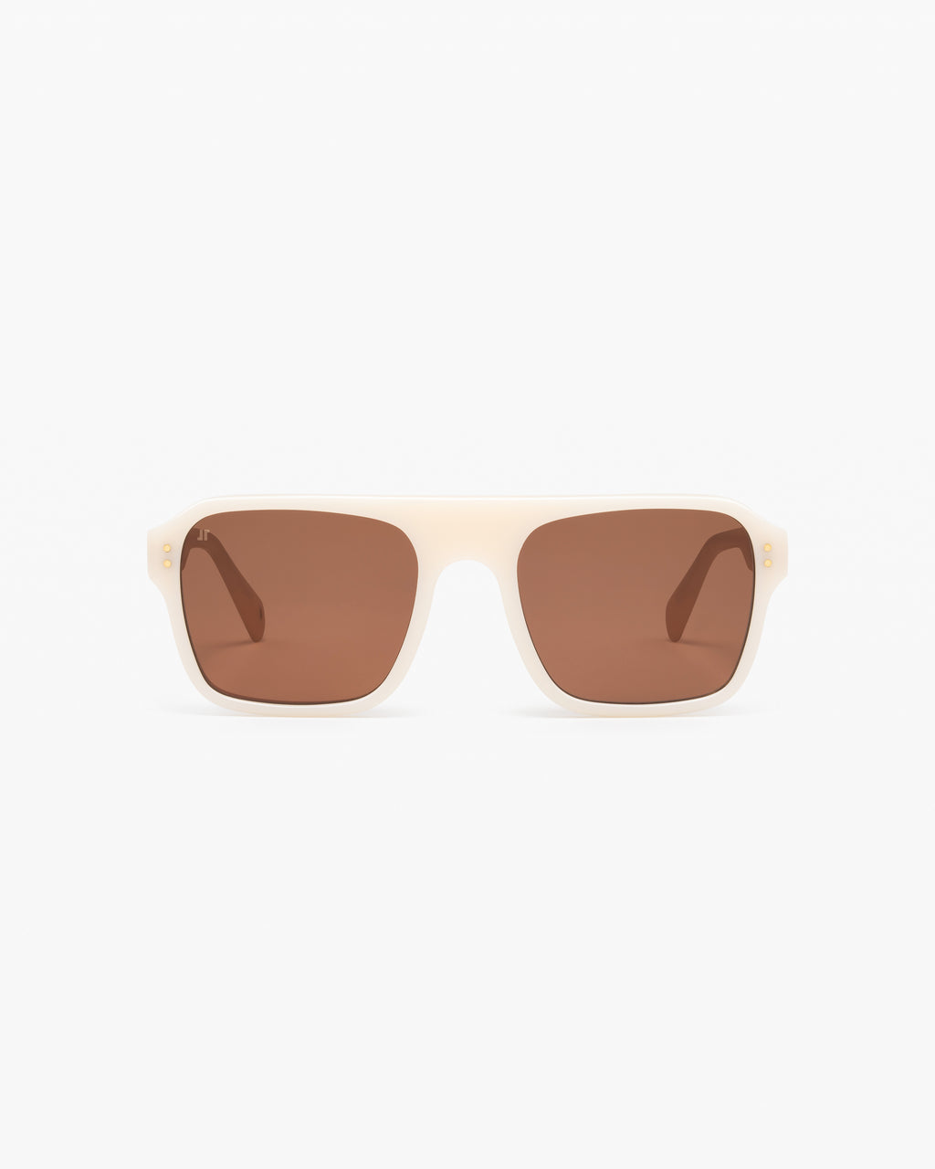 The Mace Aviator Women's Sunglasses in Ivory
