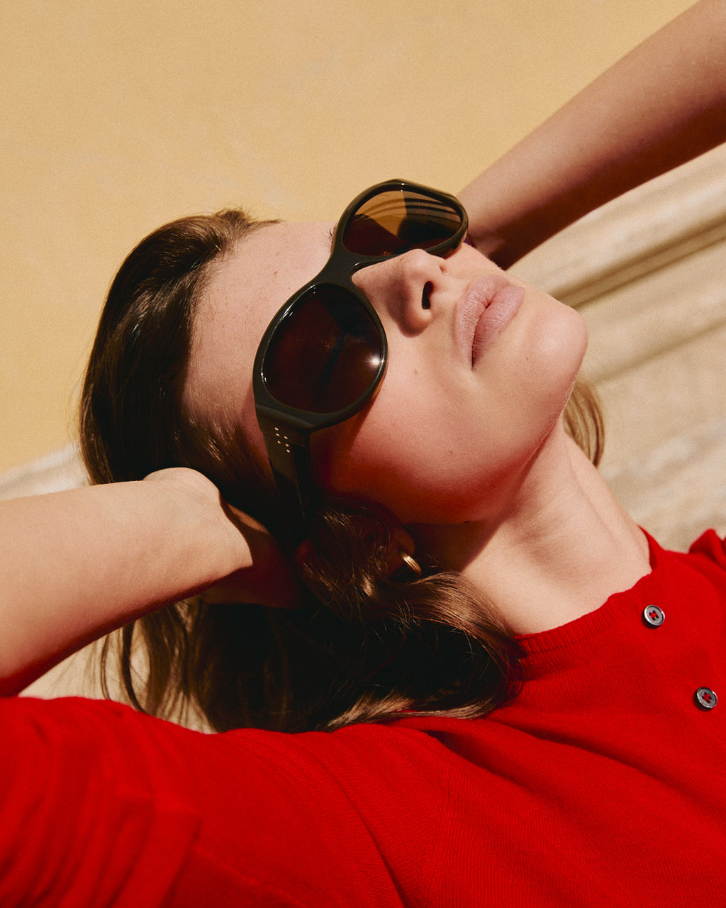 The Maple Aviator Women's Sunglasses in Green