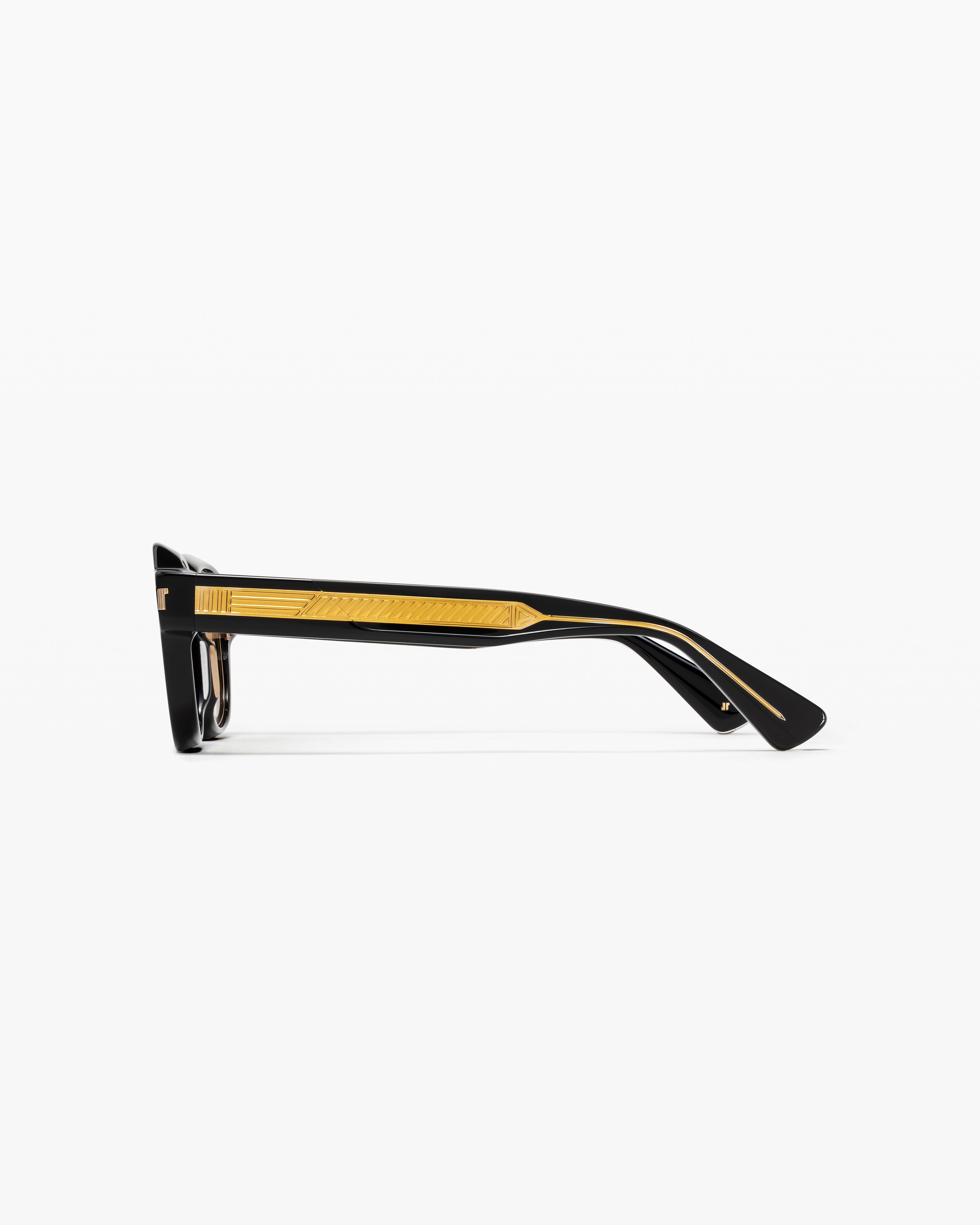 The Nutmeg Square Men's Sunglasses in Black