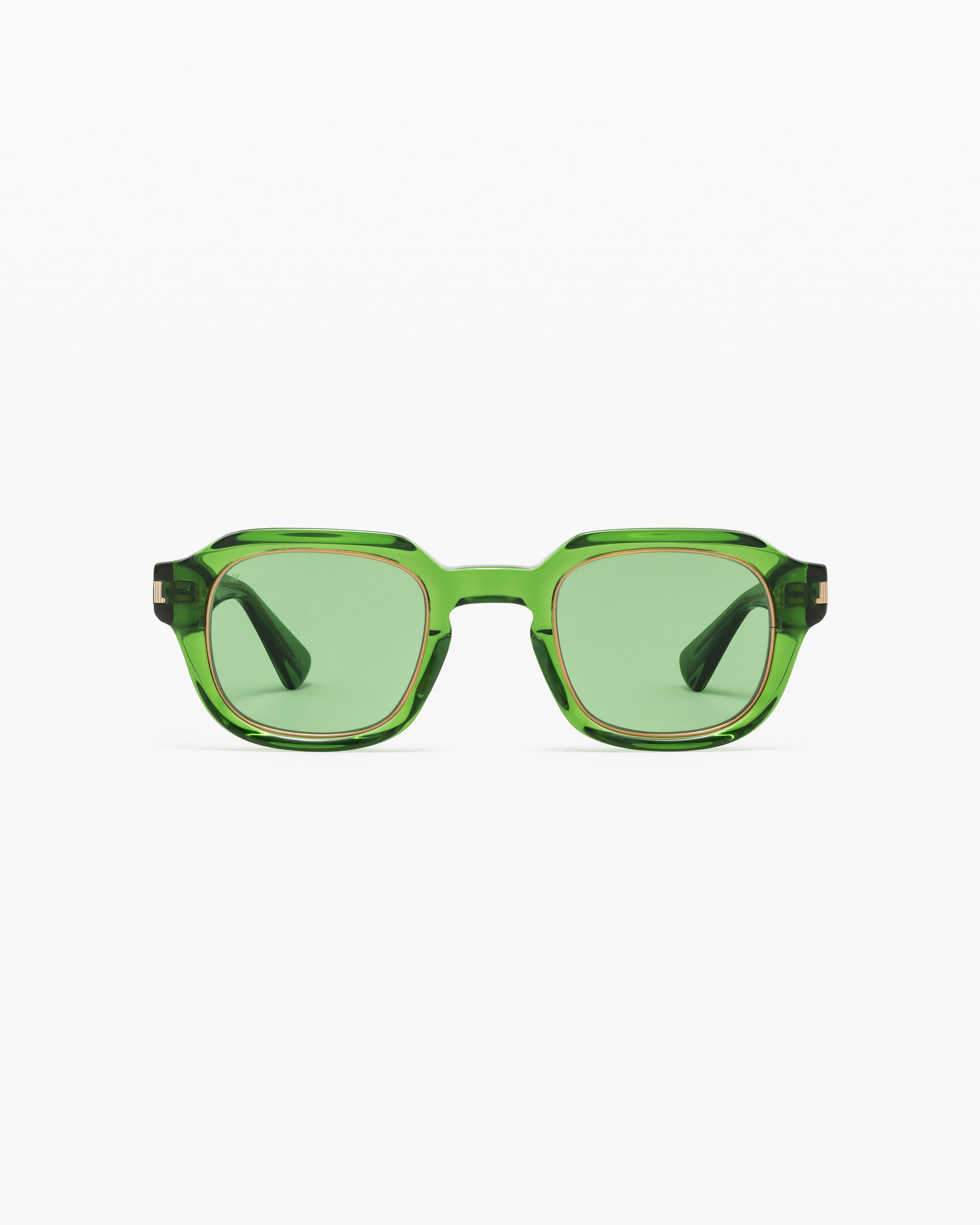 The Nutmeg Square Men's Sunglasses in Green