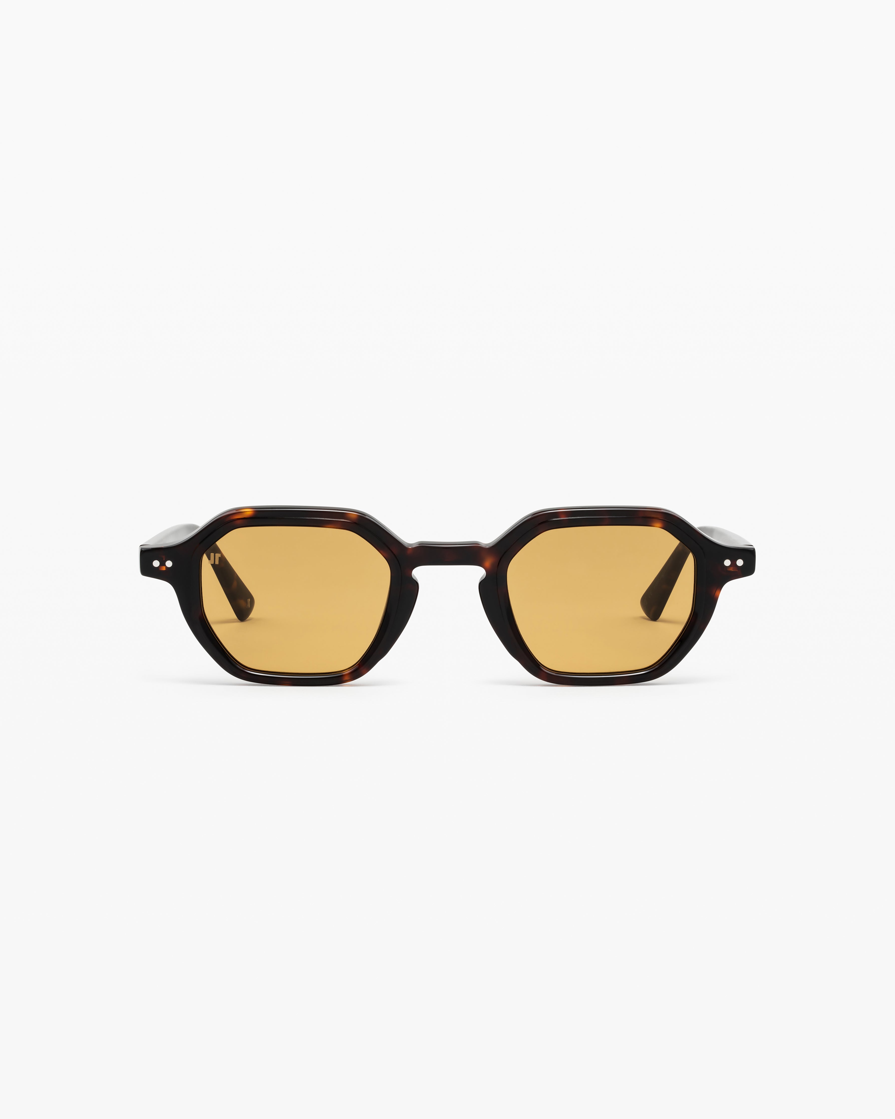 The Pepper Hexagonal Men's Sunglasses in Dark Tortoise