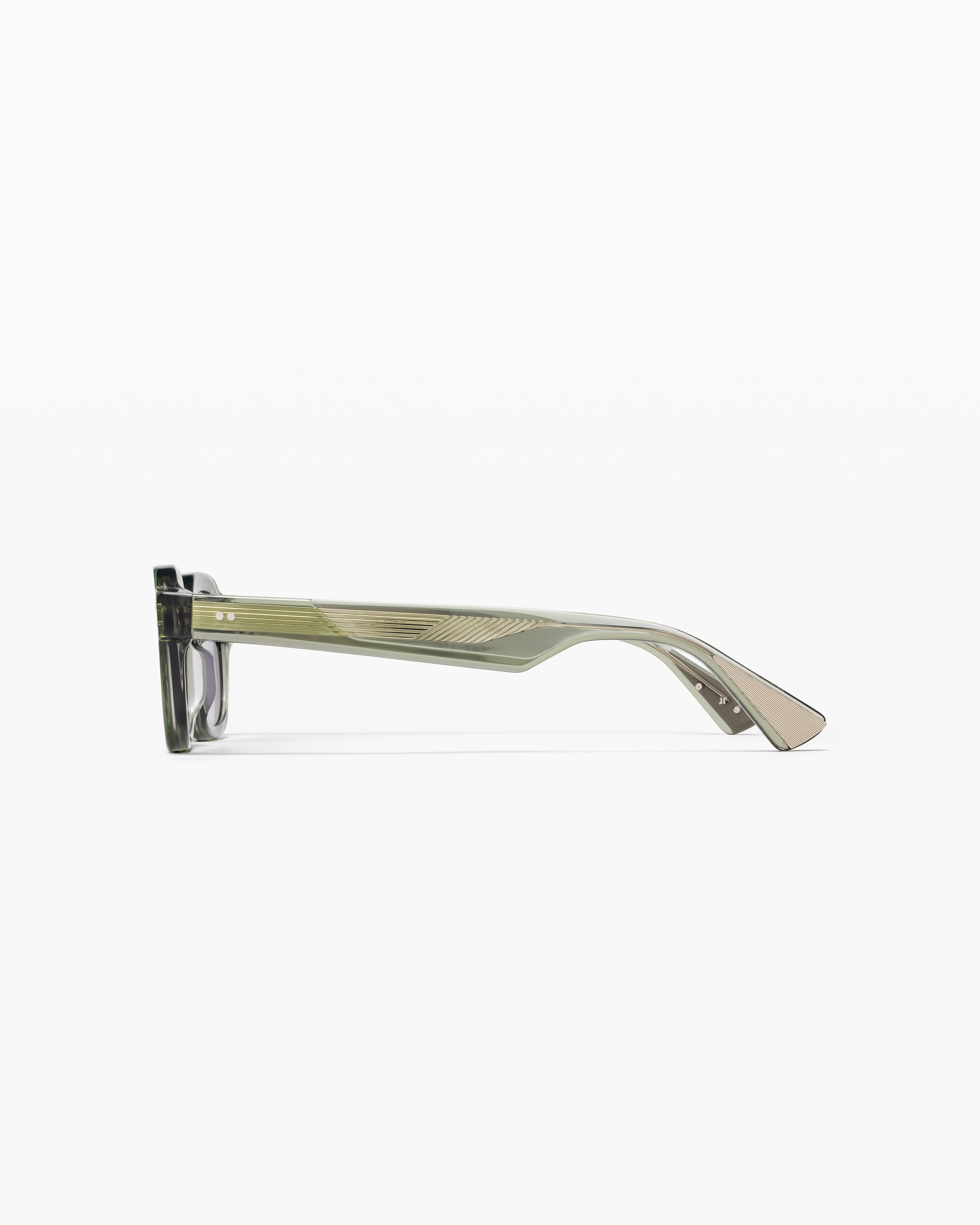 The Tonka Rectangular Men's Sunglasses in Green
