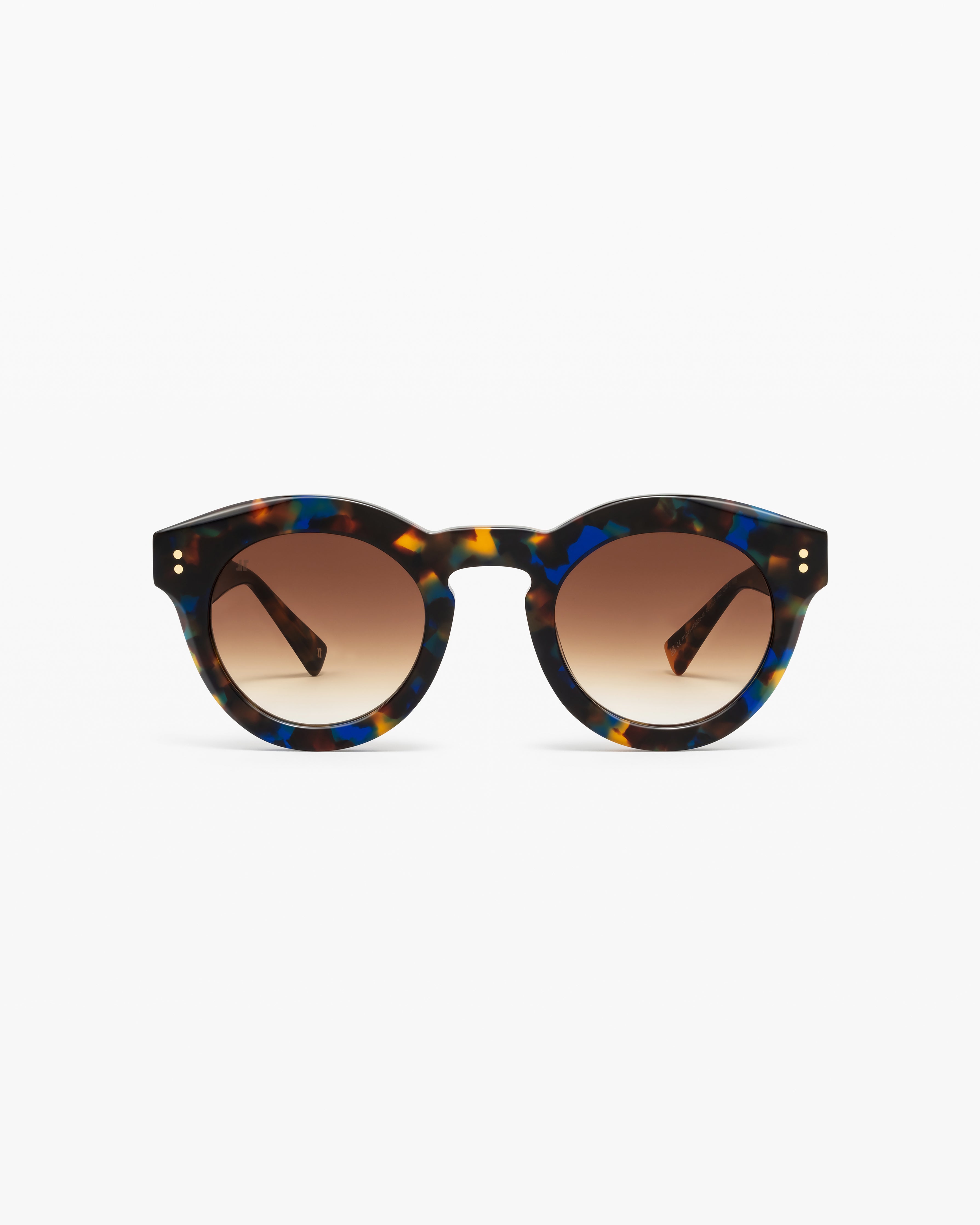 La Amelia Rond Lunettes de Soleil pour femme in Ecaille