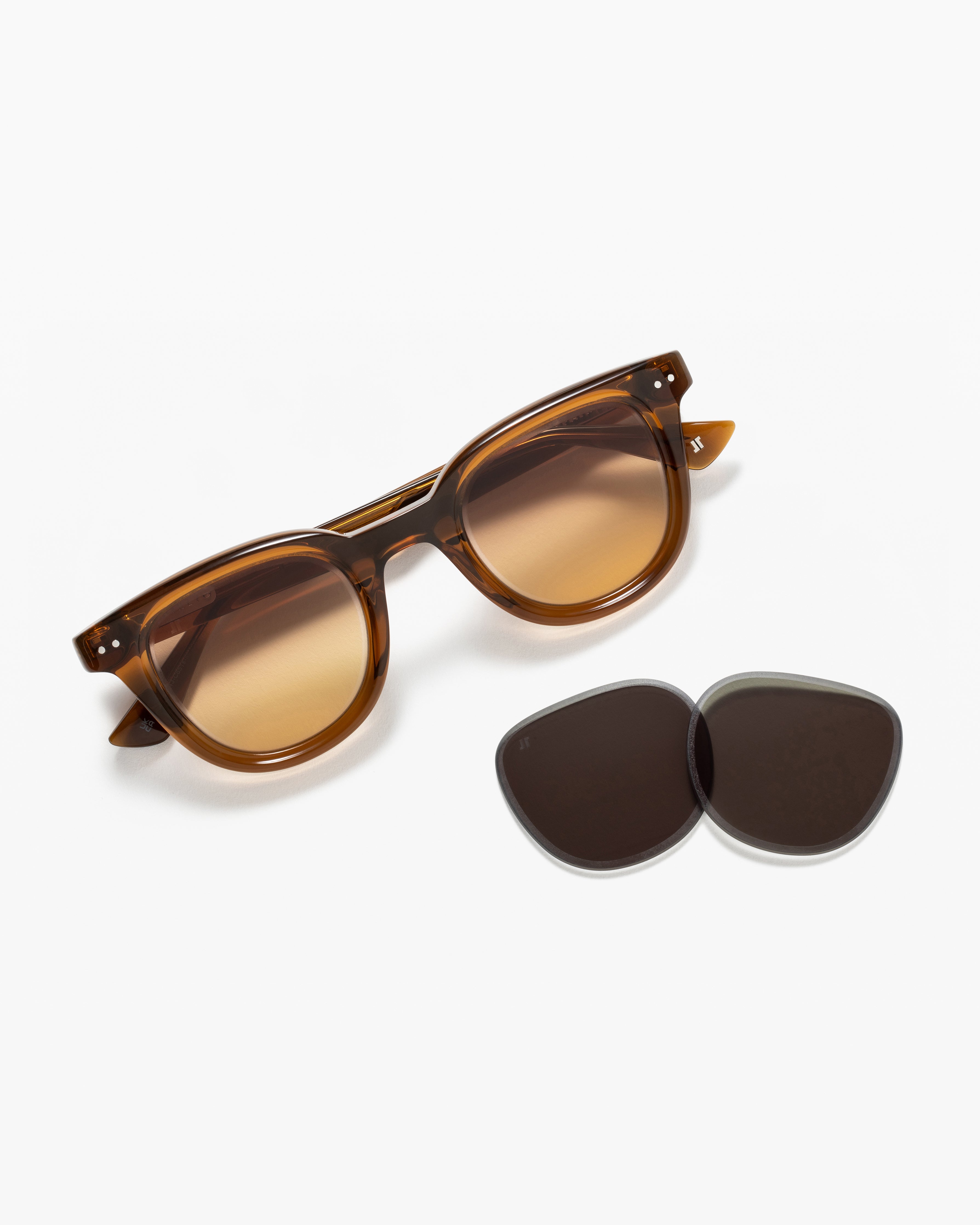 The Almond Square Men's Sunglasses in Brown