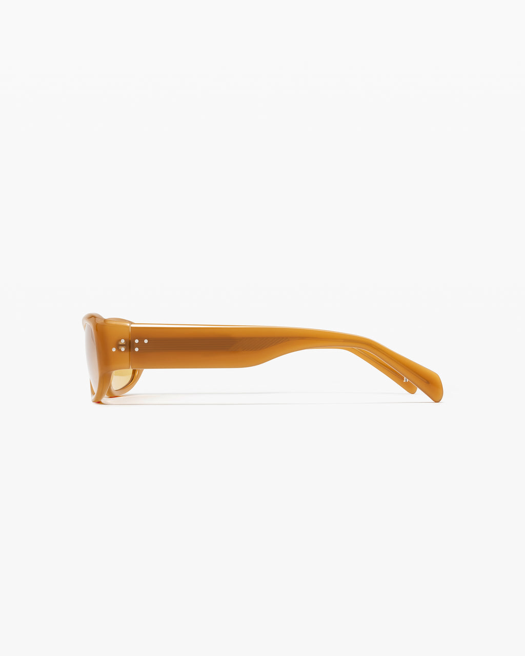 La Spice Rectangulaire Lunettes de Soleil pour homme in Brun