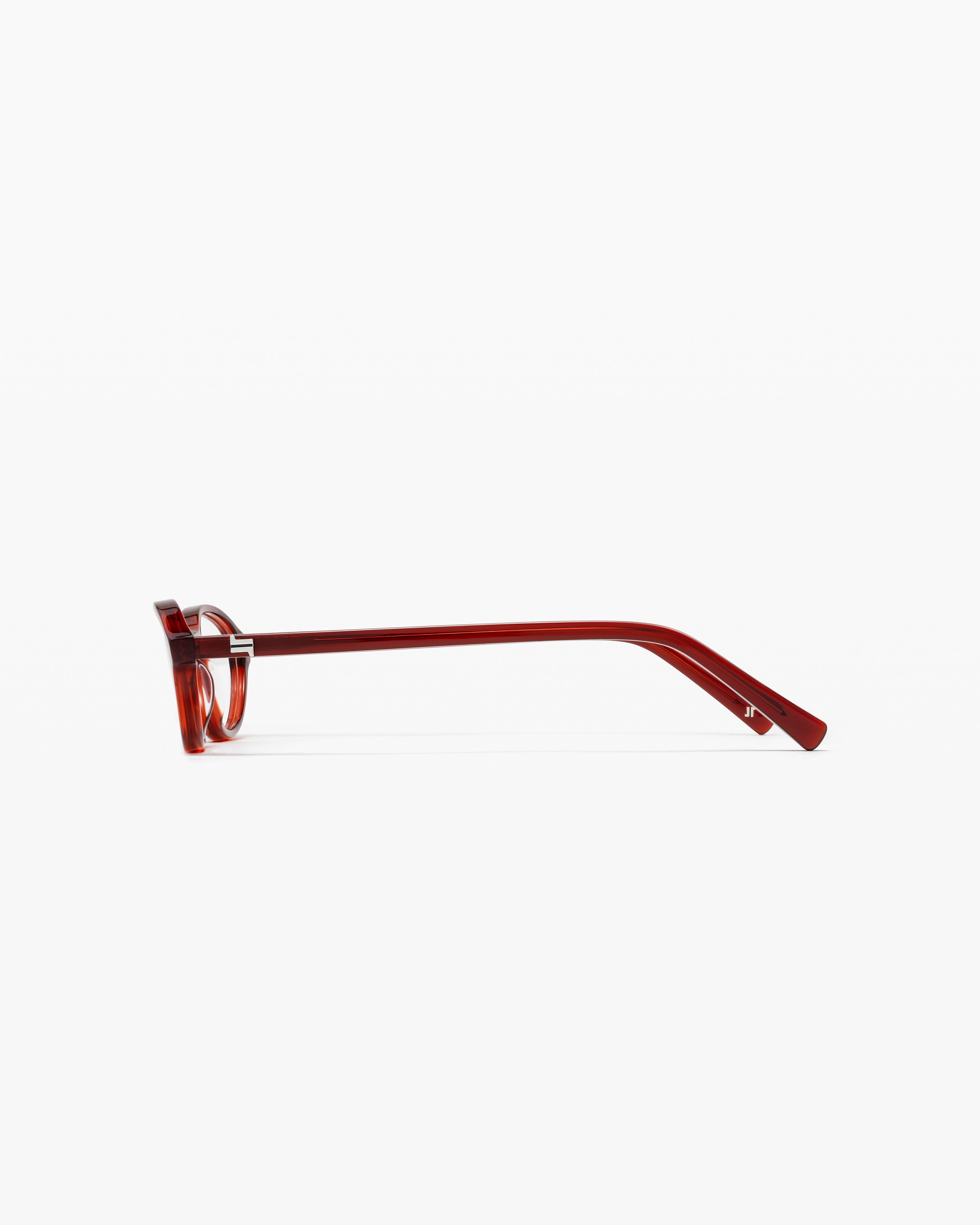 The Meg Oval Women's Eyeglasses in Burgundy