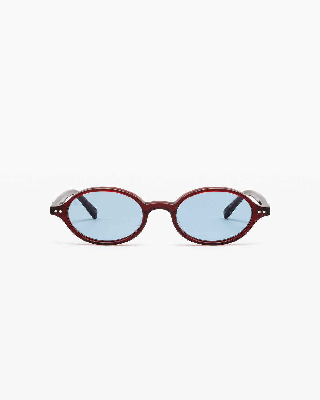 La Elvie JF Colors Ovale Lunettes de Soleil pour femme in Rouge