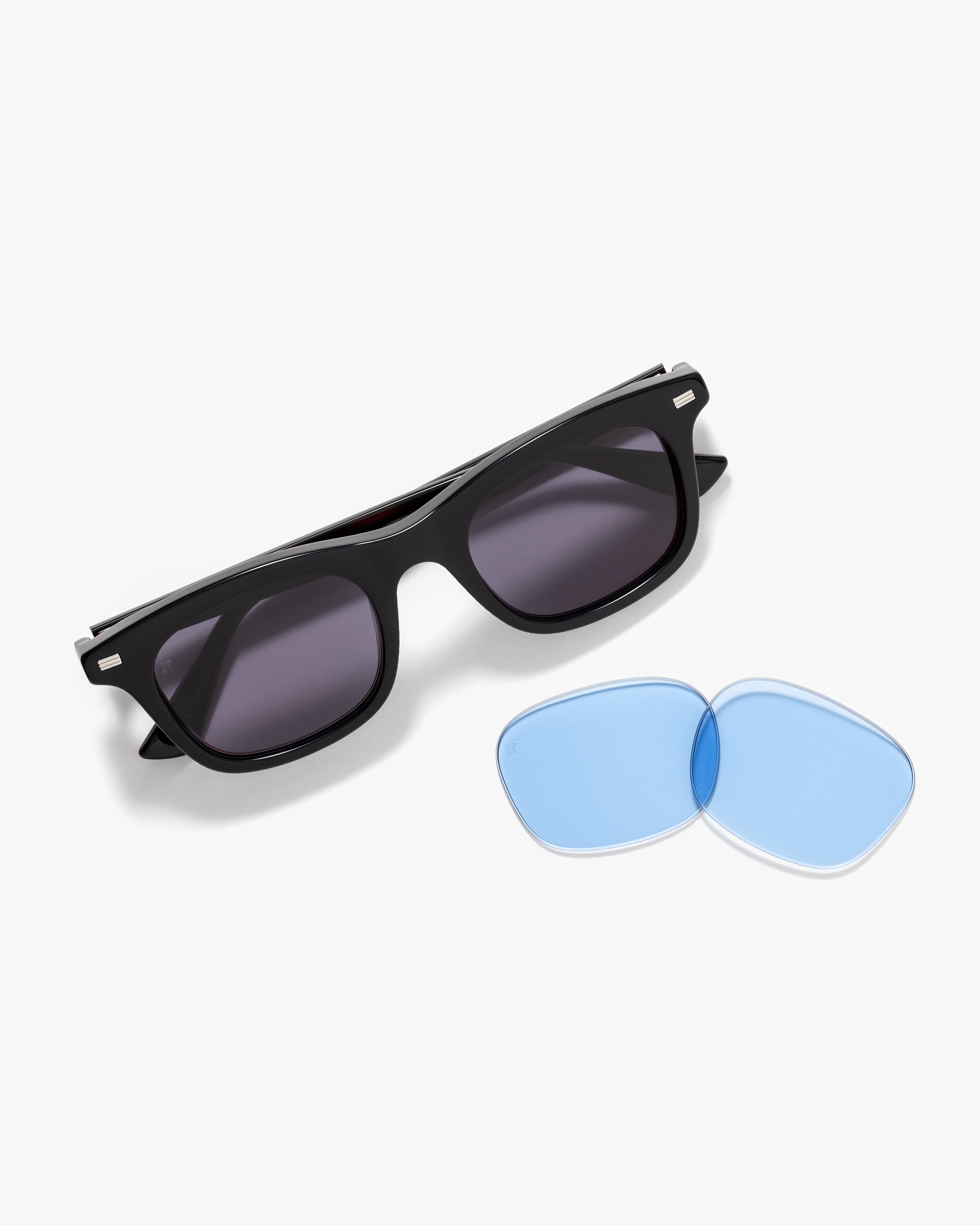 The Kite JF Colors Medium Men's Sunglasses in Black | Jimmy Fairly UK