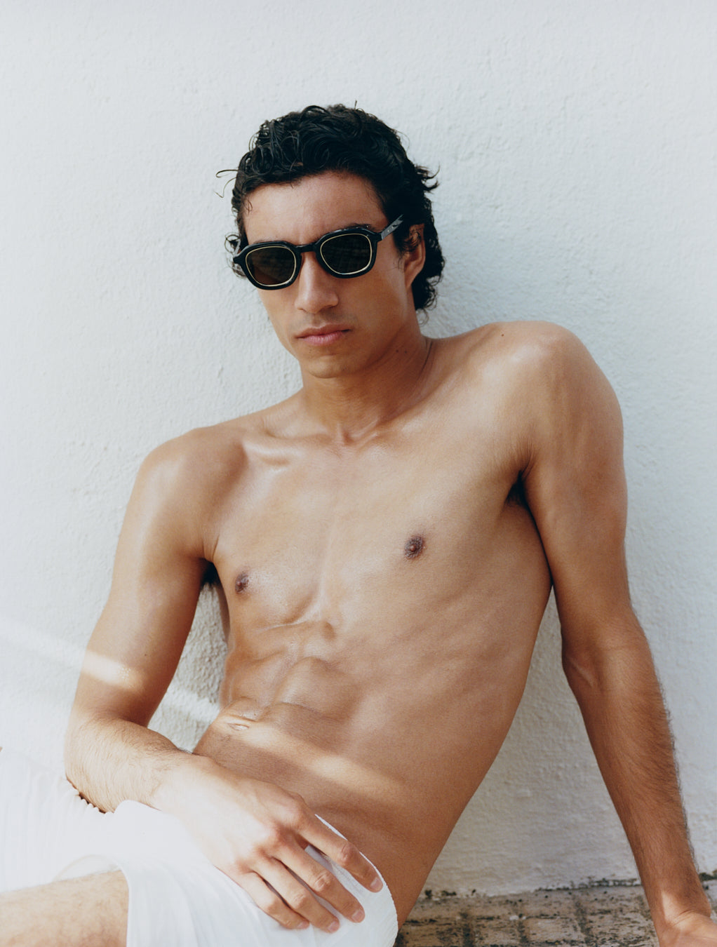 The Reef Square Men's Sunglasses in Black