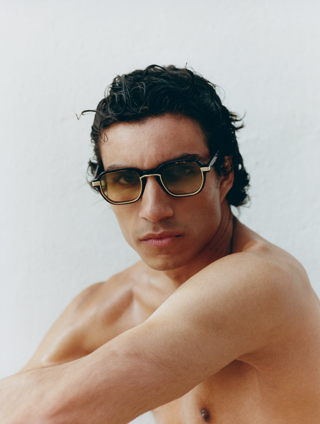 The Wax Square Men's Sunglasses in Dark Tortoise