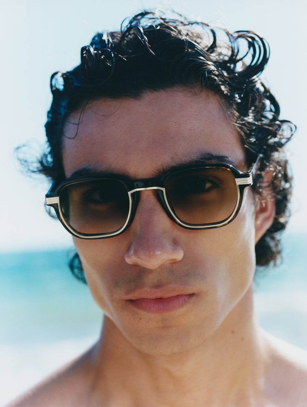 The Wax Square Men's Sunglasses in Dark Tortoise