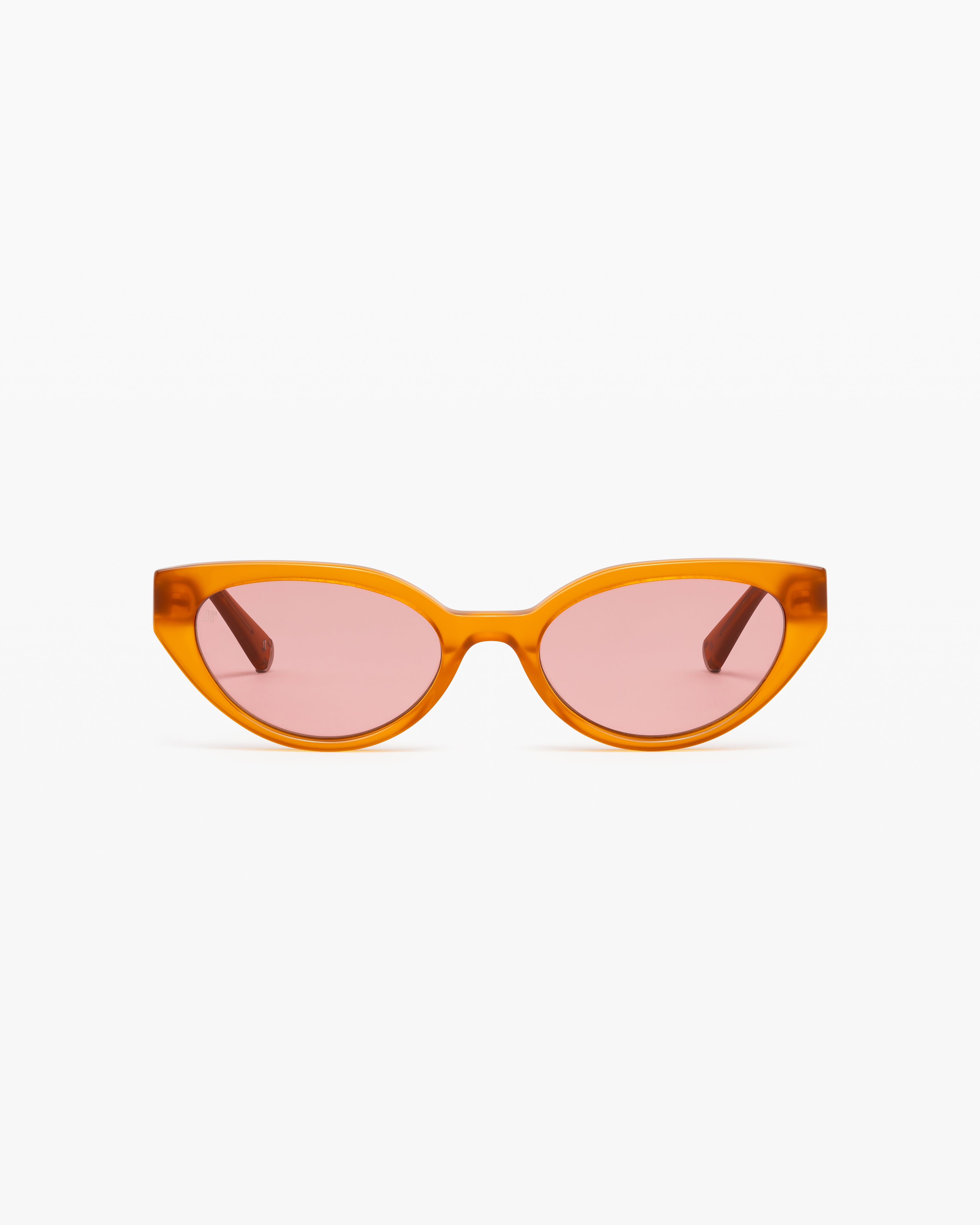 The Sun Medium Women's Sunglasses in Orange | Jimmy Fairly US