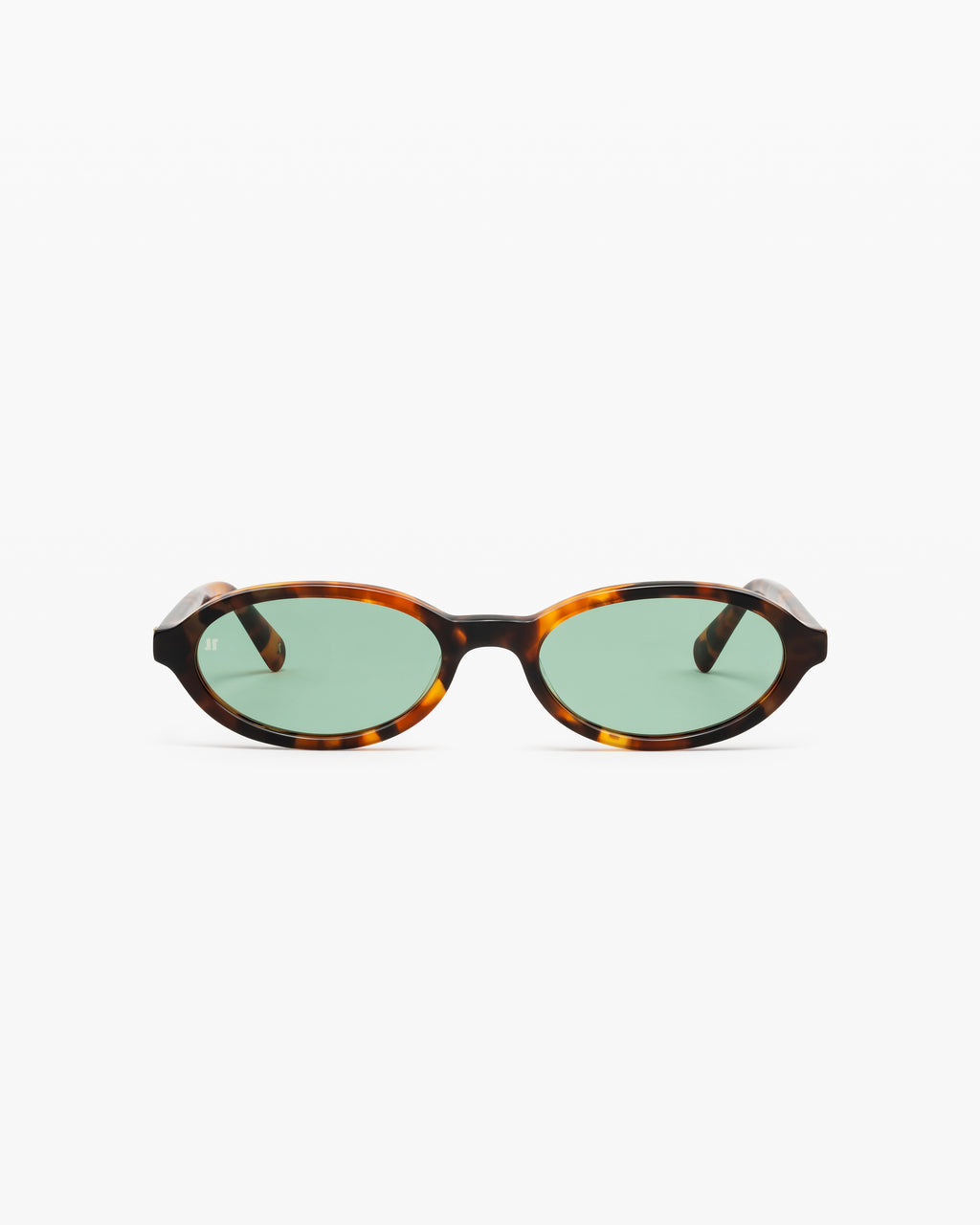 The Coco JF Colors Oval Women's Sunglasses in Dark Tortoise