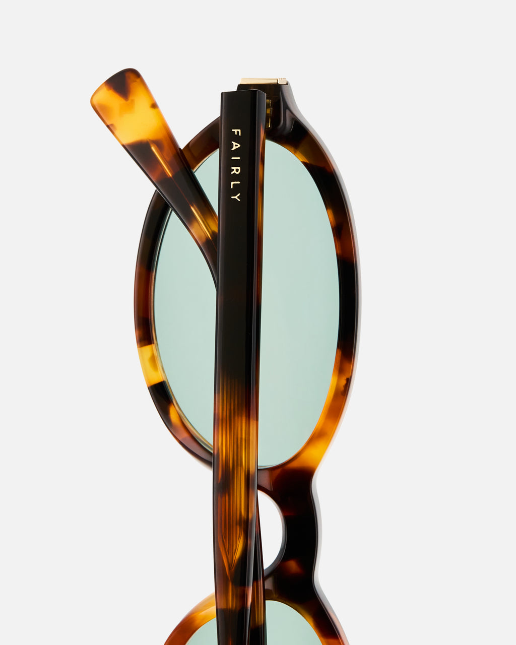 La Coco JF Colors Ovaladas Gafas de Sol para Mujer in Carey oscuro