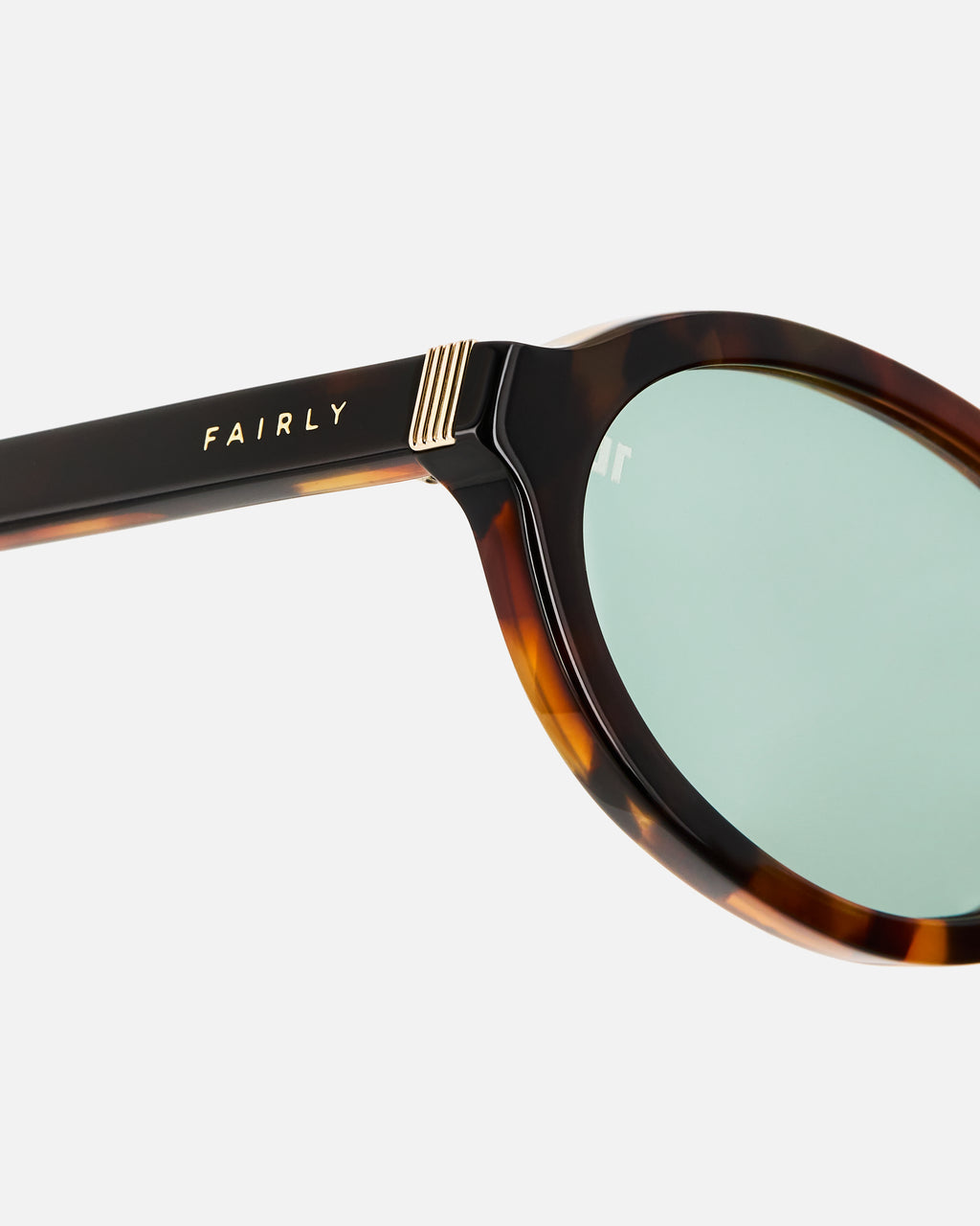 La Coco JF Colors Ovaladas Gafas de Sol para Mujer in Carey oscuro