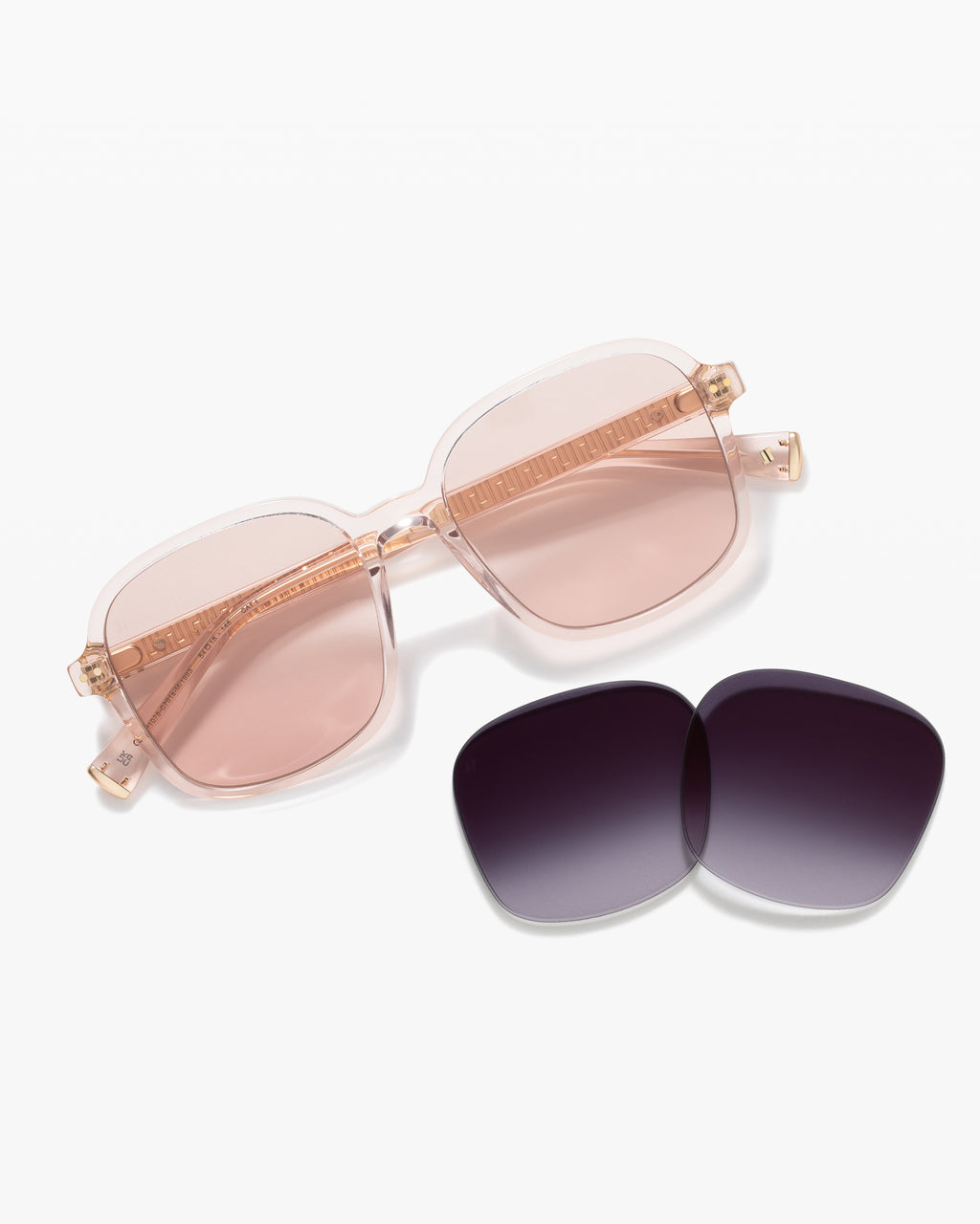 La Sand Jf Colors Carré Lunettes de Soleil pour femme in Crème