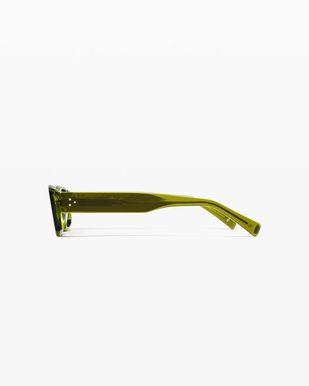 La Ilia Rectangulaire Lunettes de Soleil pour femme in Vert