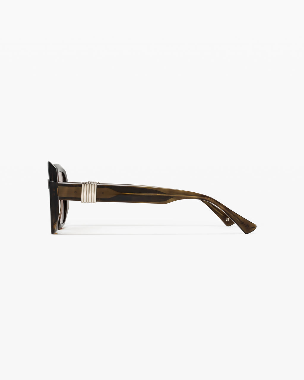 La Melt Hexagonal Lunettes de Soleil pour femme in Vert