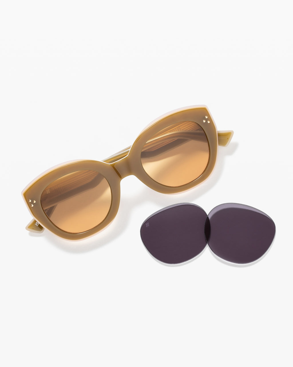 La Bisca JF Colors Papillon Lunettes de Soleil pour femme in Vert