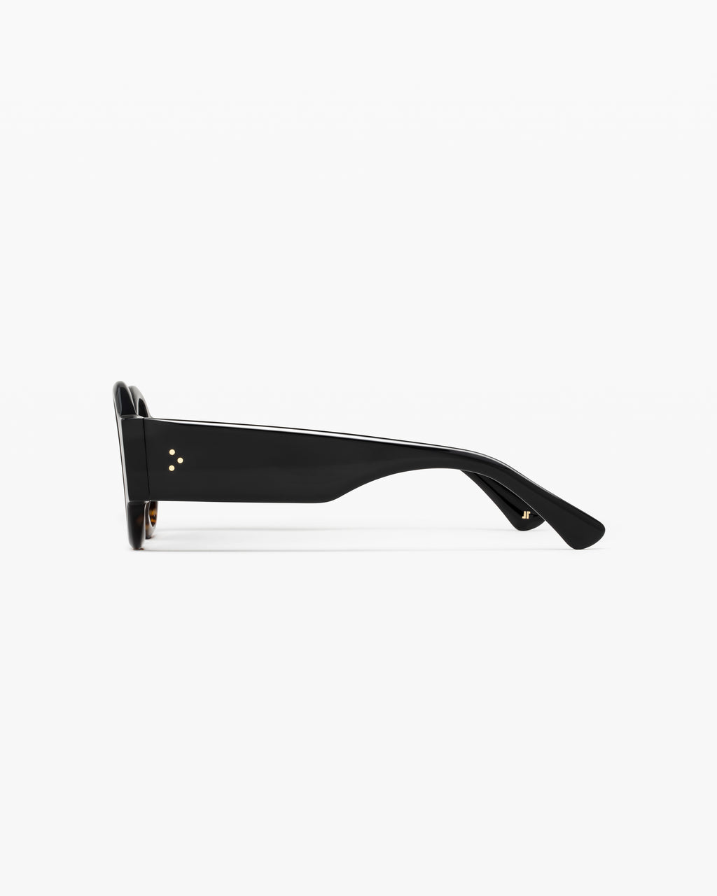 La Oyat Rond Lunettes de Soleil pour femme in Noir